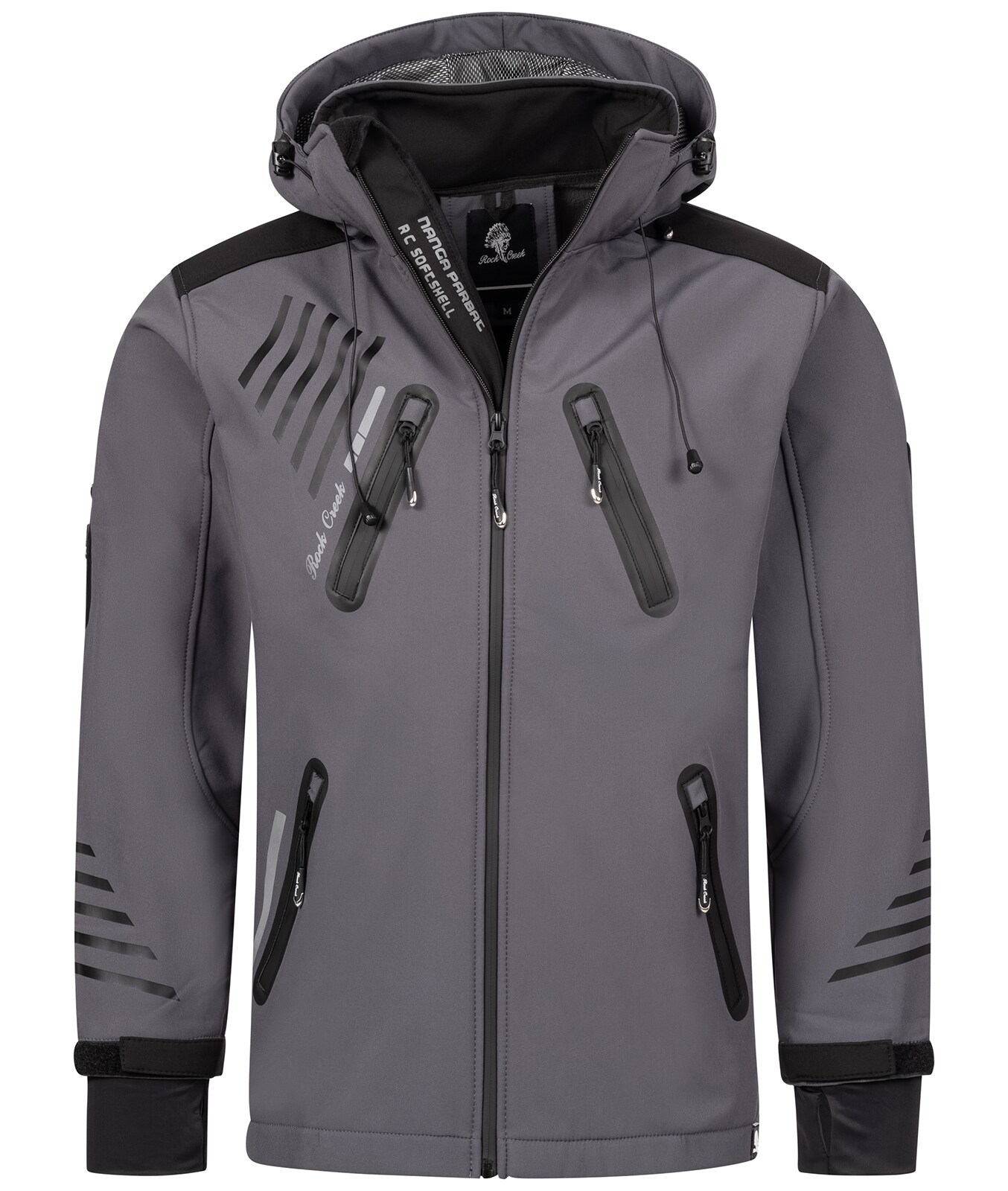Rock Creek Jacke Softshelljacke Regular Fit