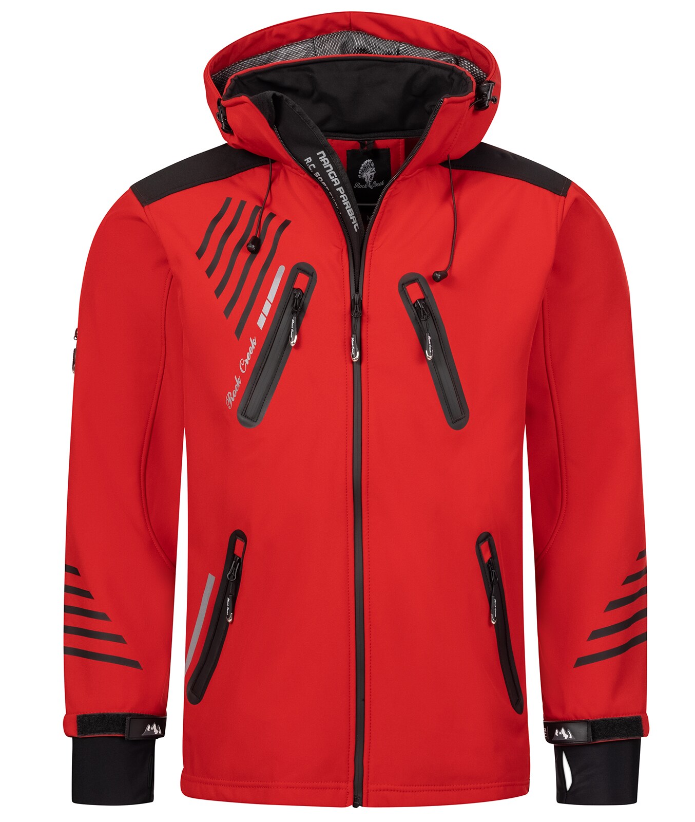 Rock Creek Jacke Softshelljacke Regular Fit