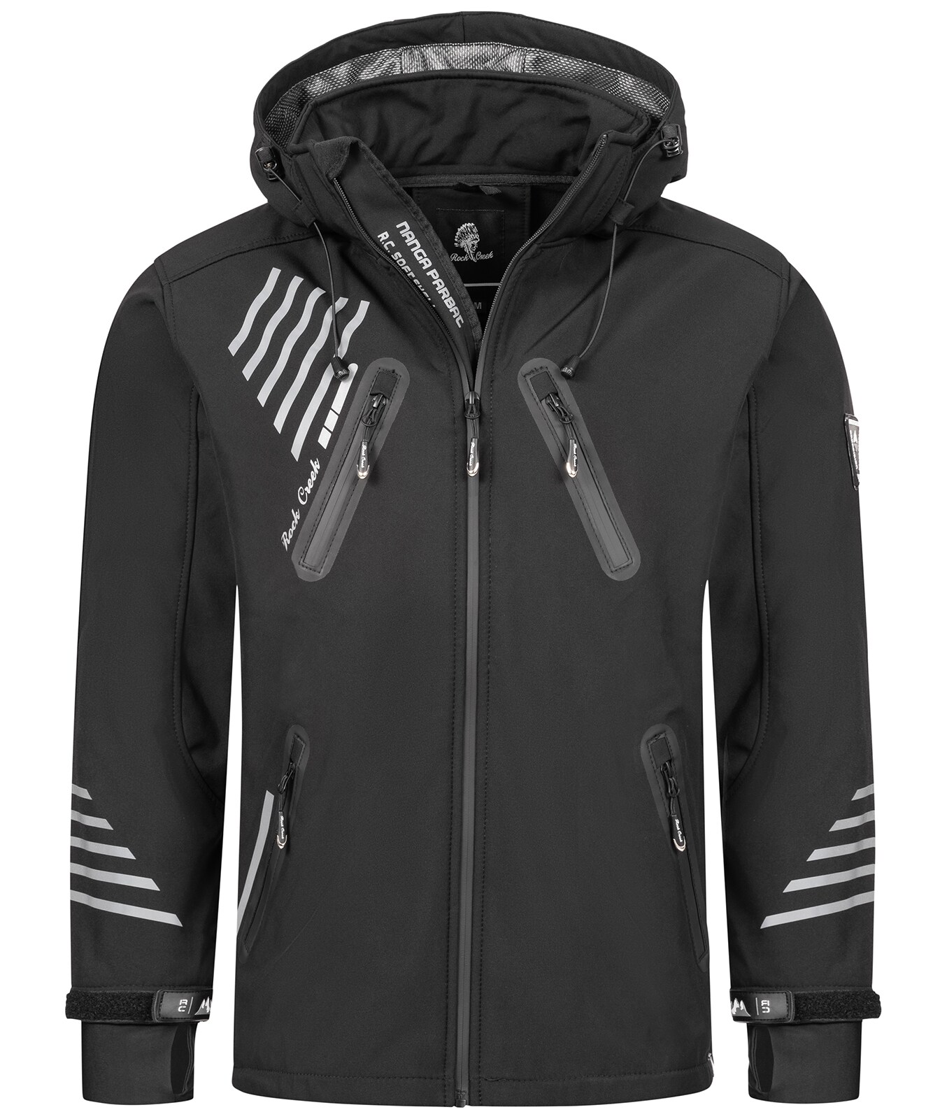 Rock Creek Jacke Softshelljacke Regular Fit