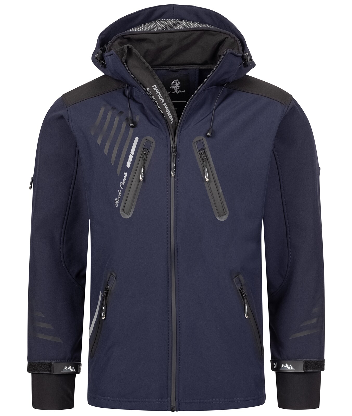 Rock Creek Jacke Softshelljacke Regular Fit