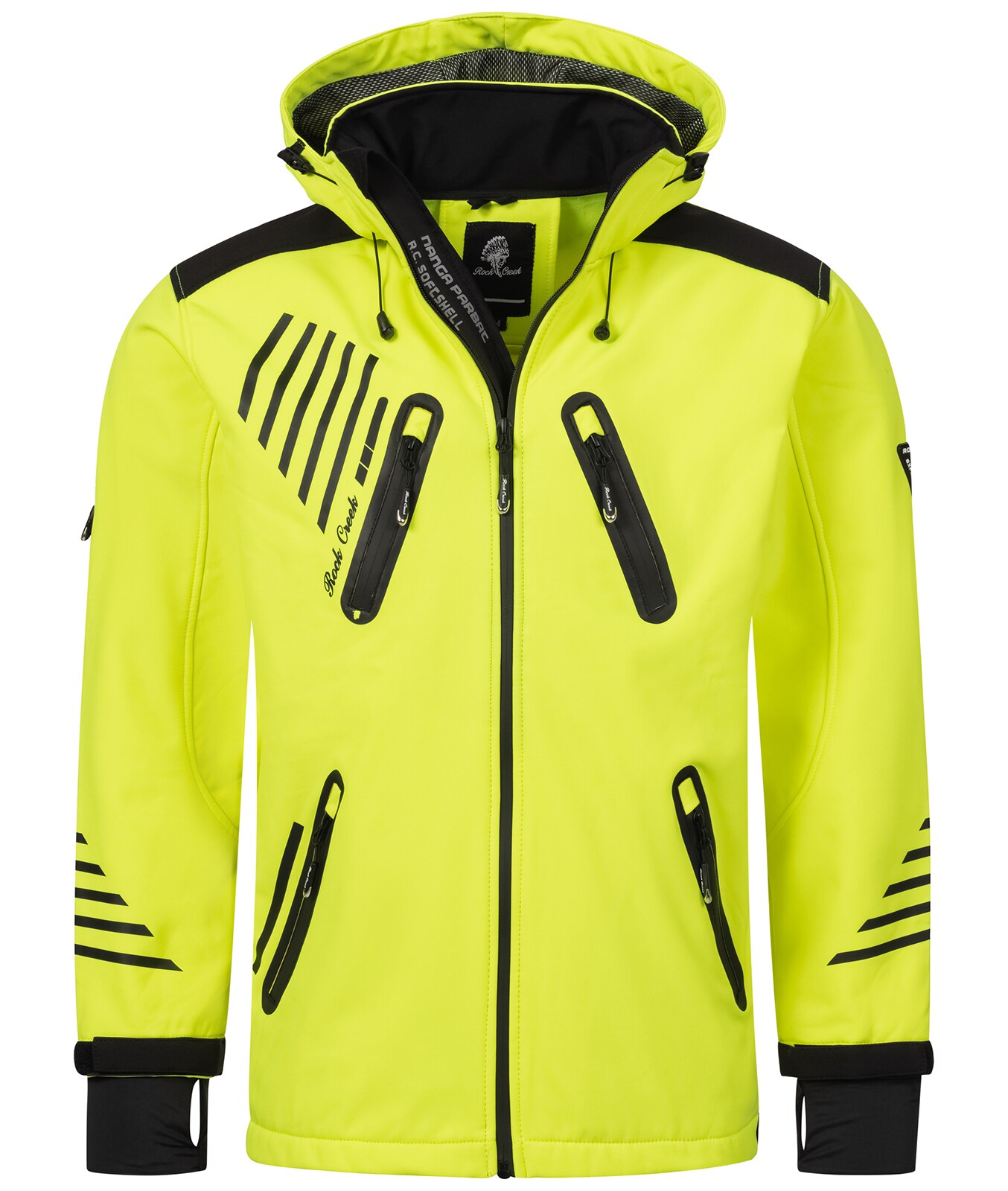 Rock Creek Jacke Softshelljacke Regular Fit