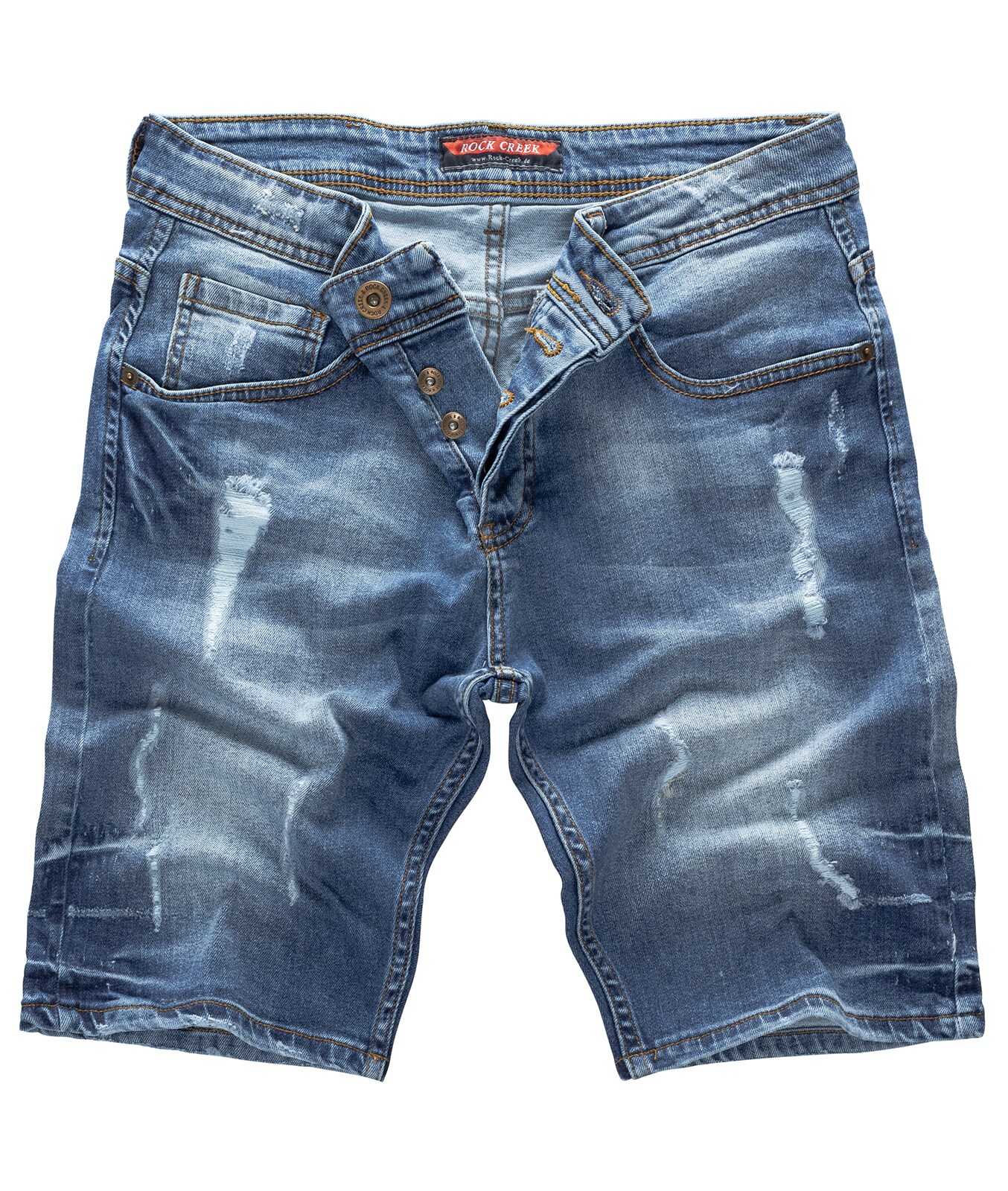 Rock Creek Shorts Jeansshorts Regular Fit - Bild 1