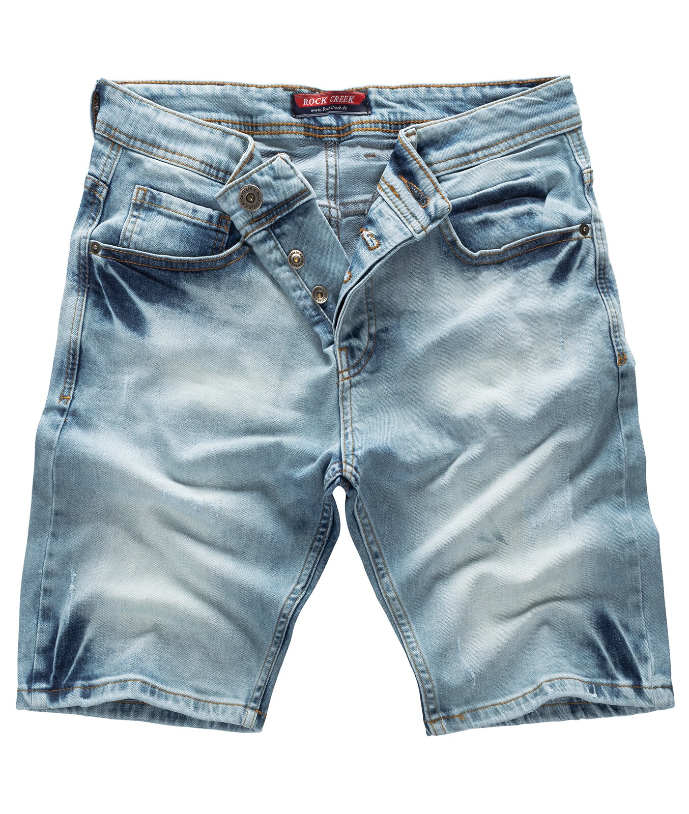 Rock Creek Shorts Jeansshorts Regular Fit - Bild 1