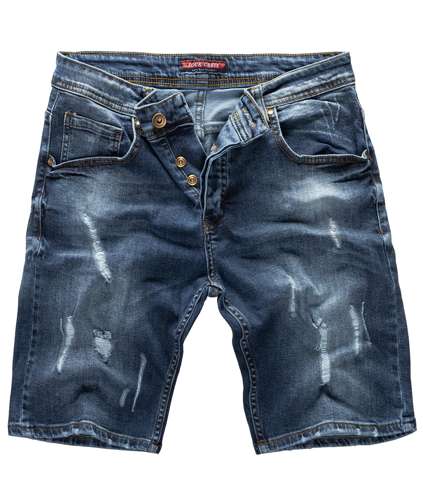 Rock Creek Shorts Jeansshorts Regular Fit - Bild 1