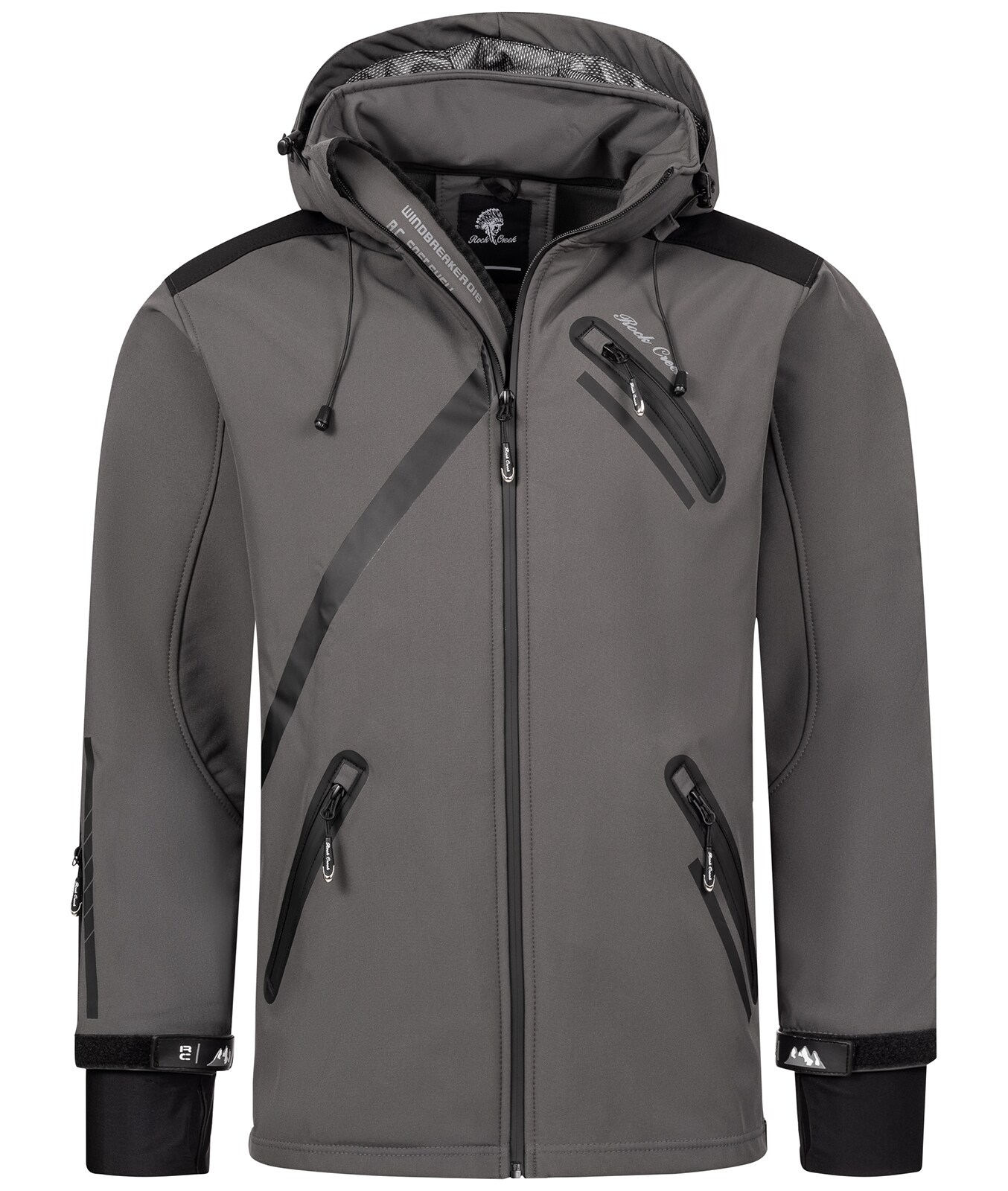 Rock Creek Jacke Softshelljacke Regular Fit