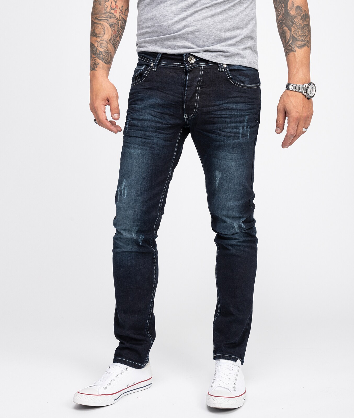 Rock Creek Jeans Slim Fit Used Look | 04251418564189