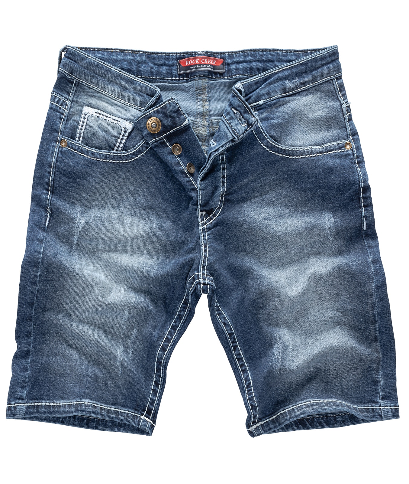 Rock Creek Shorts Jeansshorts Regular Fit - Bild 1