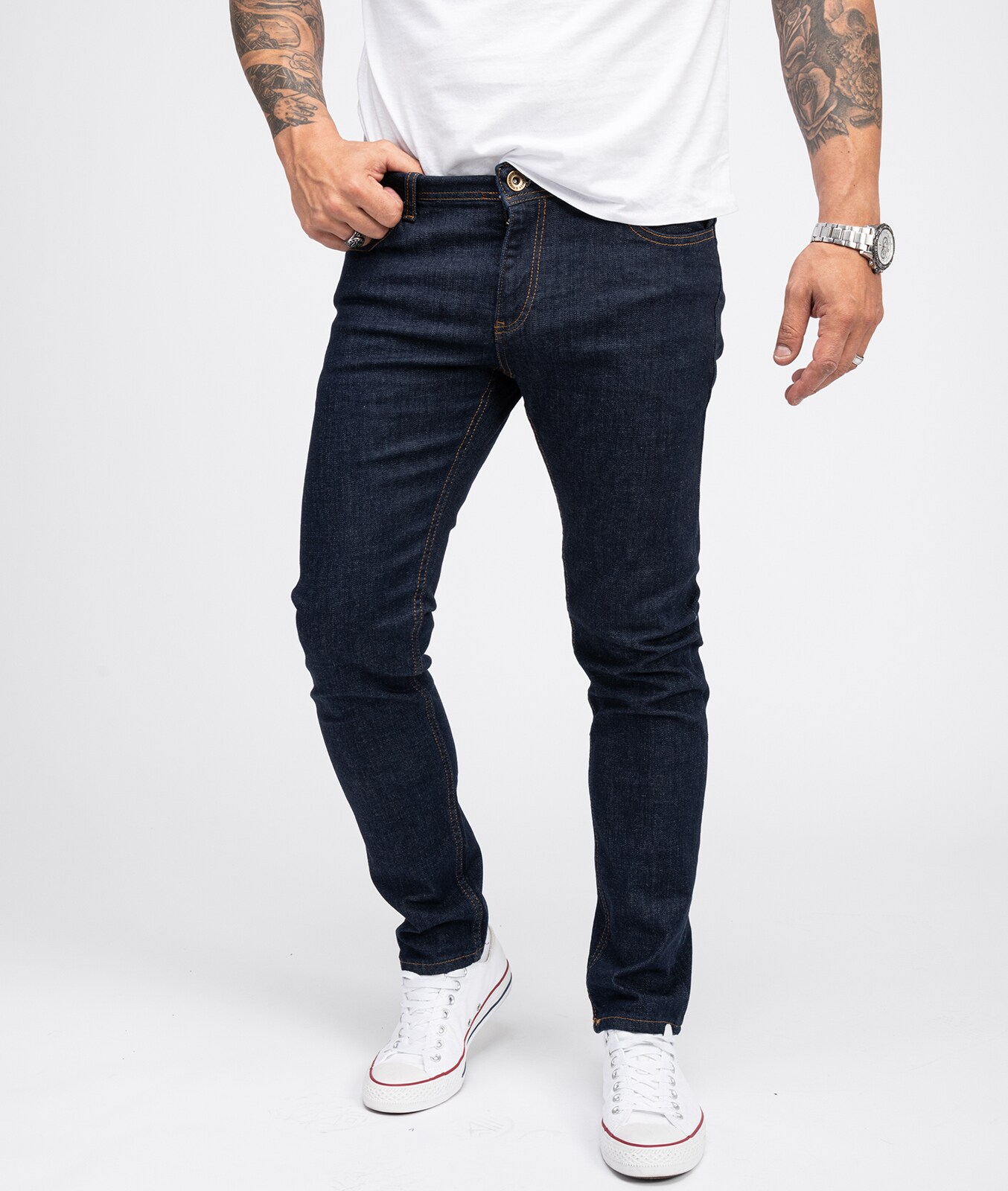 Rock Creek Jeans Slim Fit Used-Look