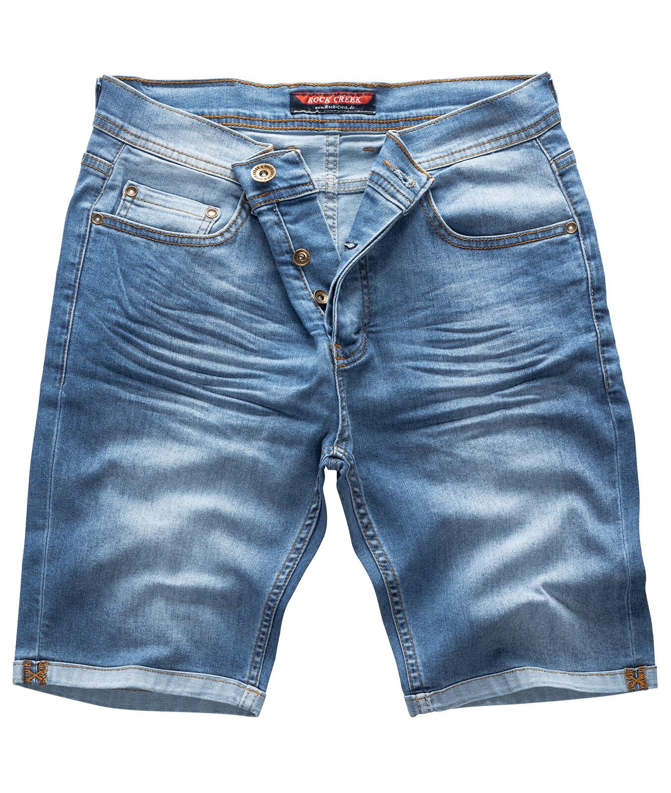 Rock Creek Shorts Jeansshorts Regular Fit - Bild 1
