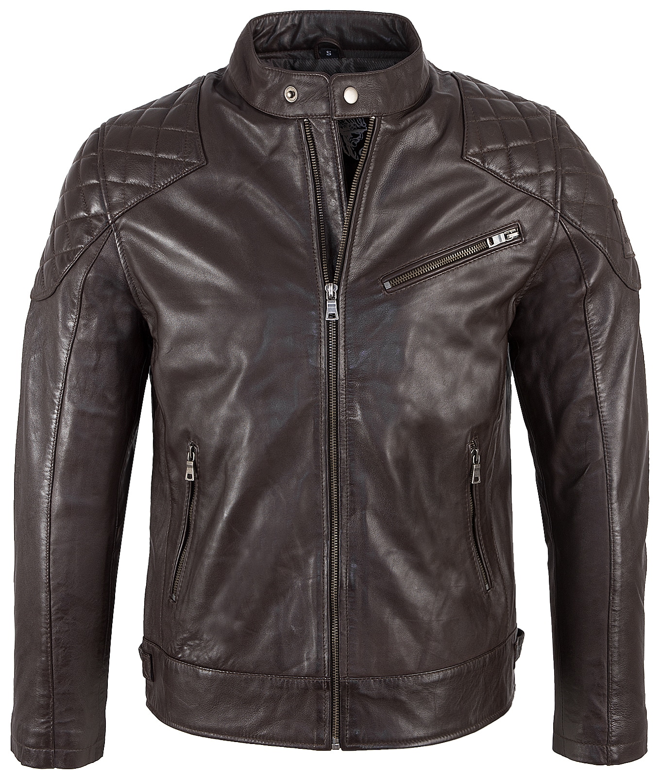 Rock Creek Lederjacke Regular Fit