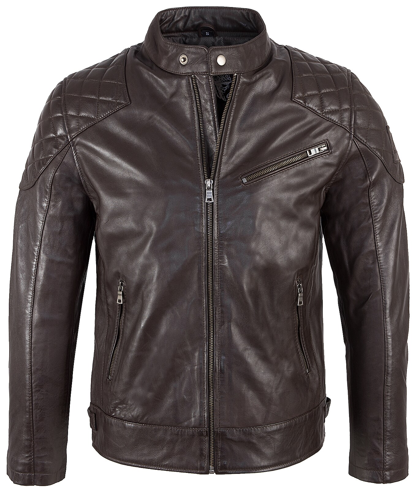 Rock Creek Lederjacke Regular Fit