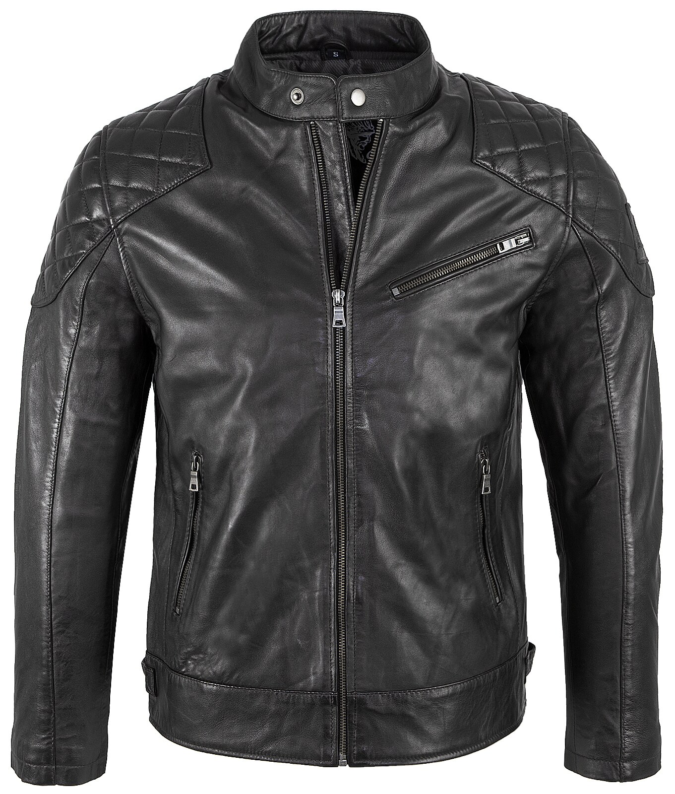 Rock Creek Lederjacke Regular Fit