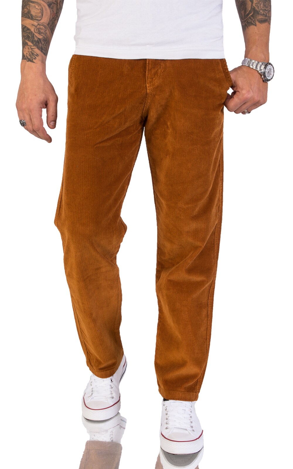 Rock Creek Stoffhose Cord Hose Loose Fit