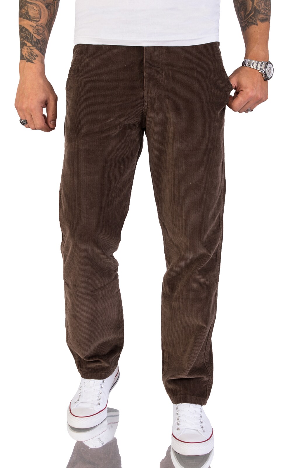 Rock Creek Stoffhose Cord Hose Loose Fit