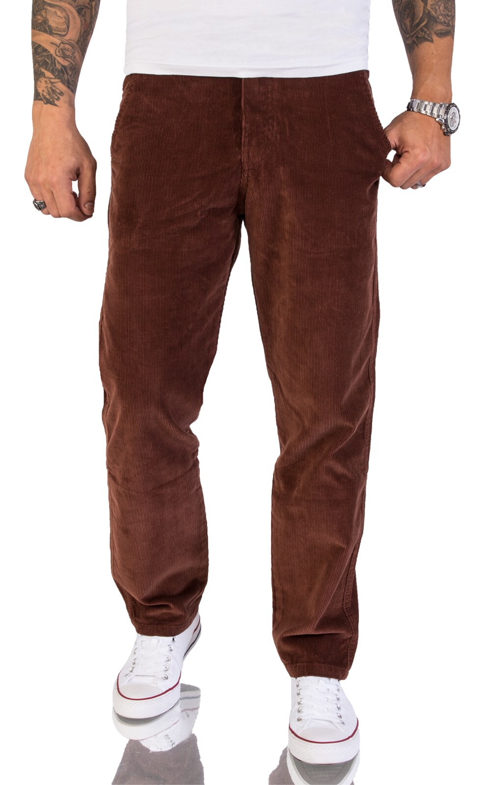 Rock Creek Stoffhose Cord Hose Loose Fit