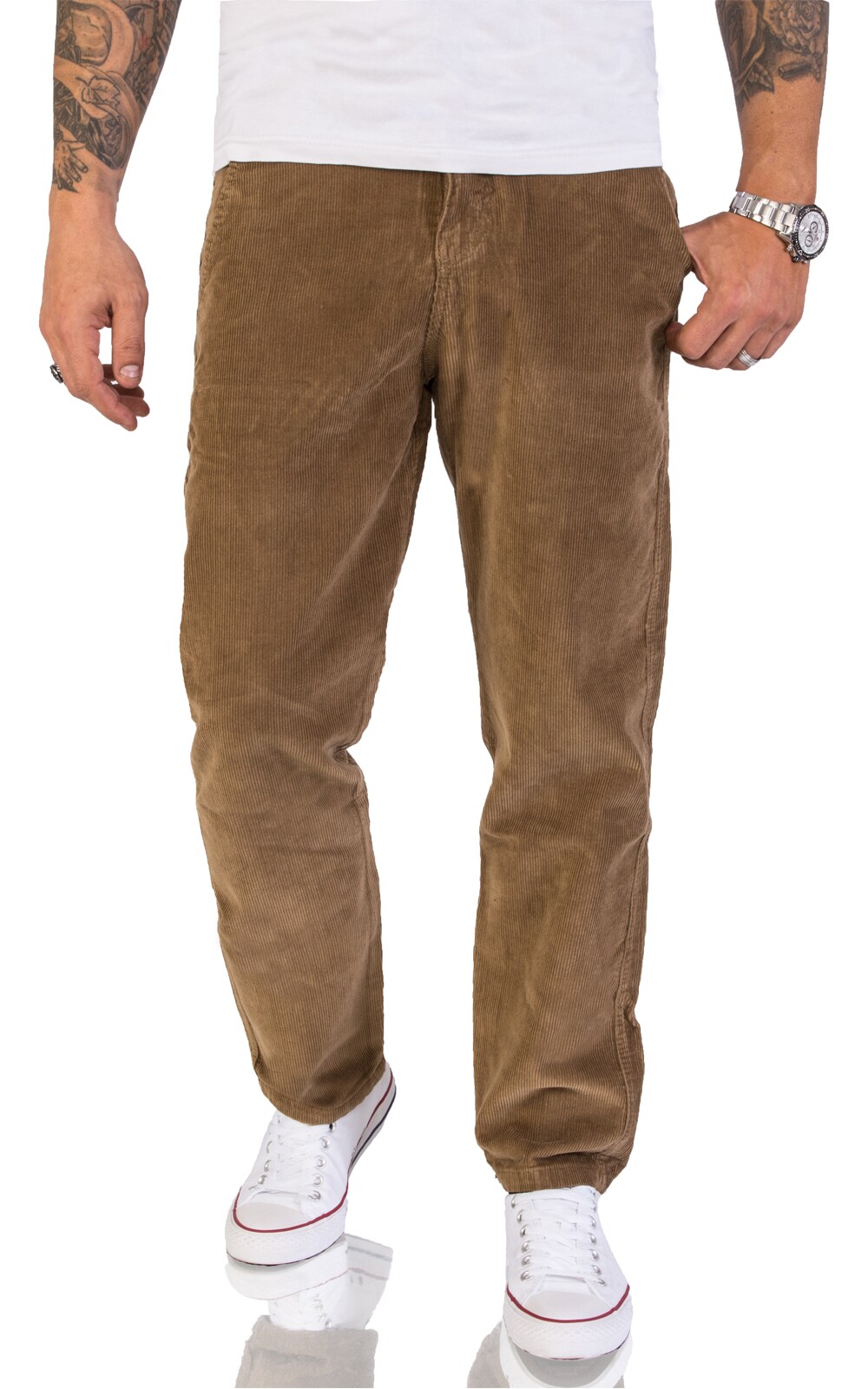 Rock Creek Stoffhose Cord Hose Loose Fit