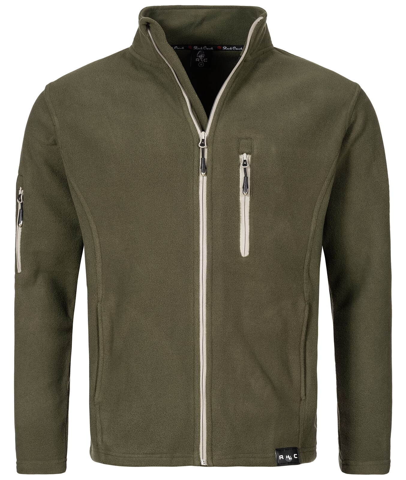 Rock Creek Jacke Fleecejacke Regular Fit