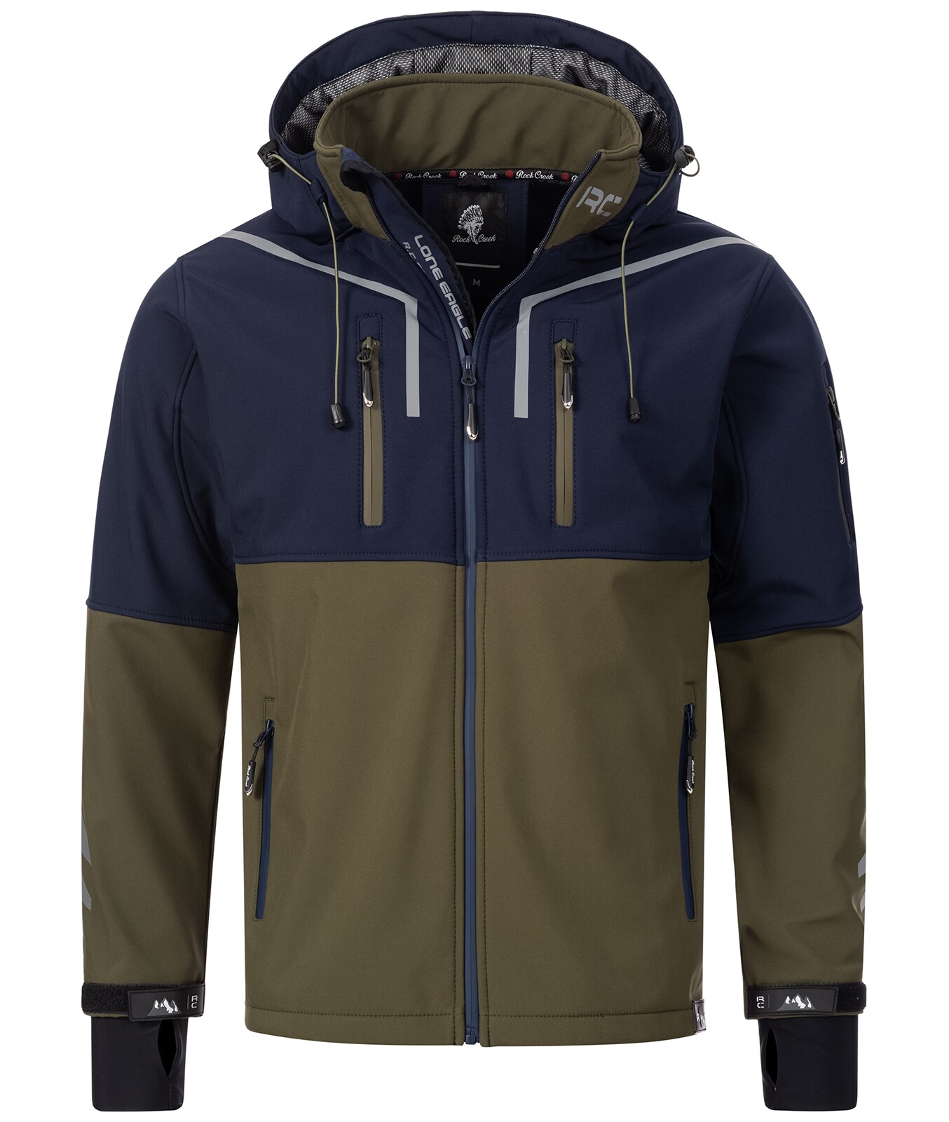 Rock Creek Jacke Softshelljacke Regular Fit
