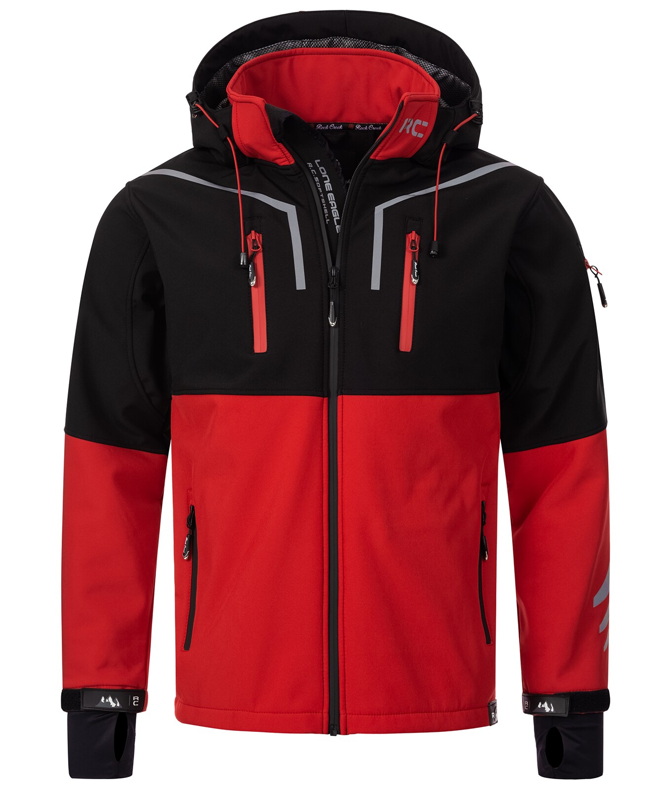 Rock Creek Jacke Softshelljacke Regular Fit