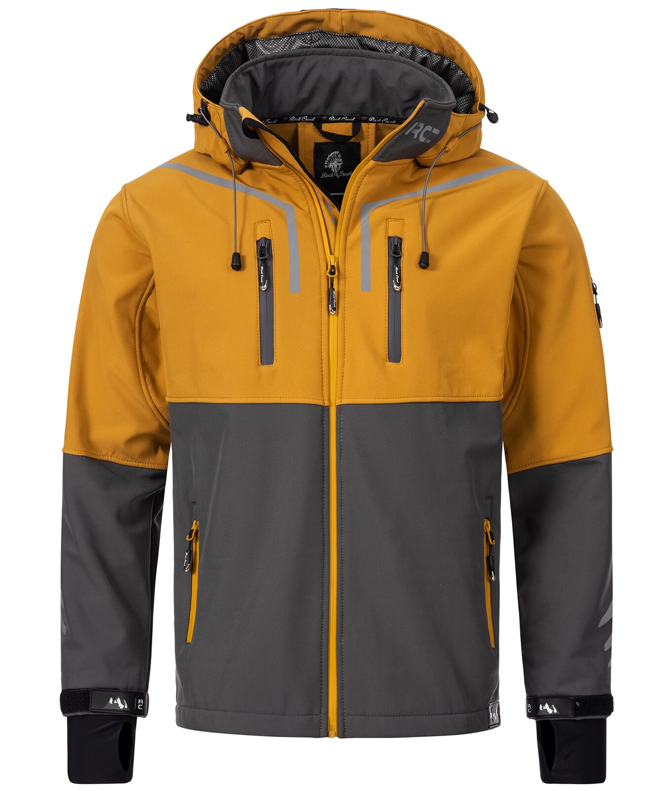 Rock Creek Jacke Softshelljacke Regular Fit