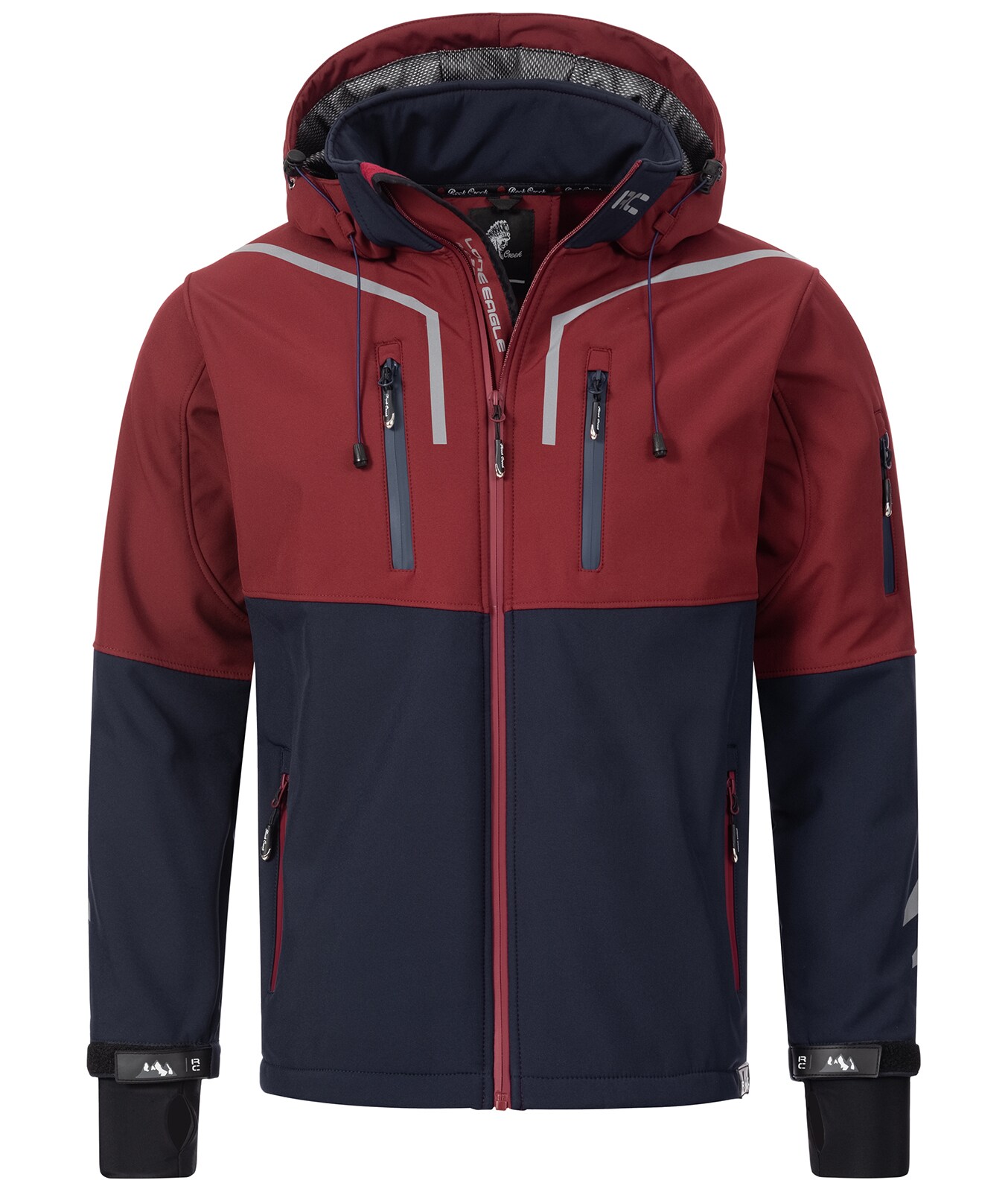 Rock Creek Jacke Softshelljacke Regular Fit