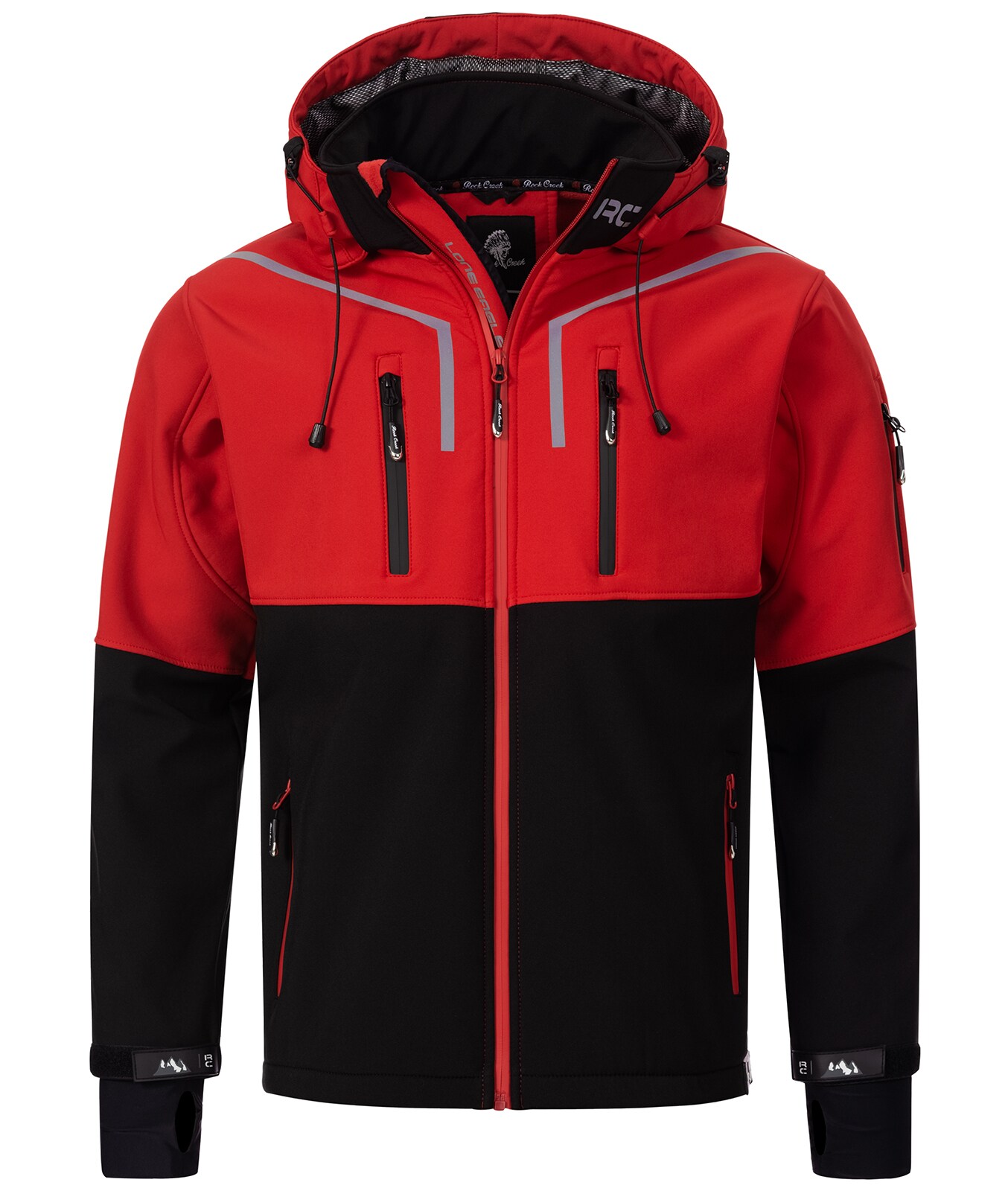 Rock Creek Jacke Softshelljacke Regular Fit
