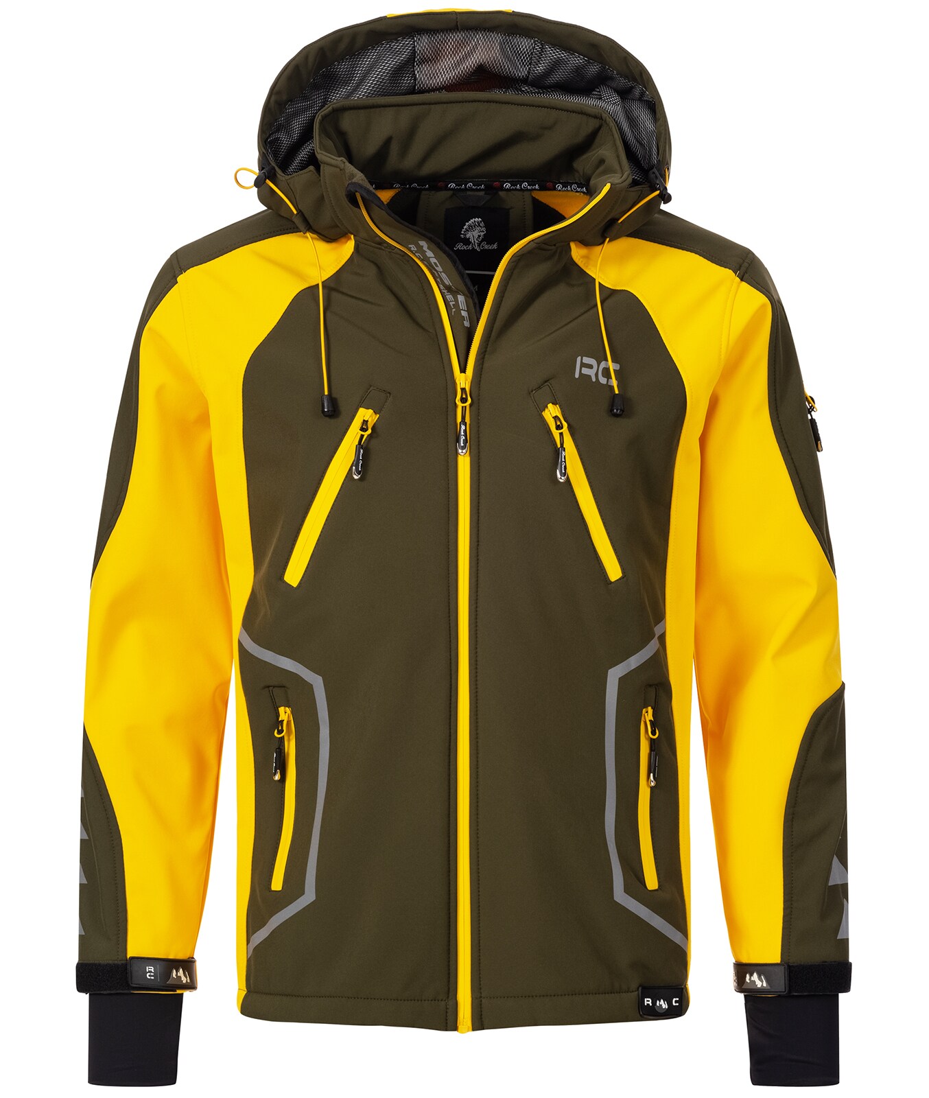 Rock Creek Jacke Softshelljacke Regular Fit