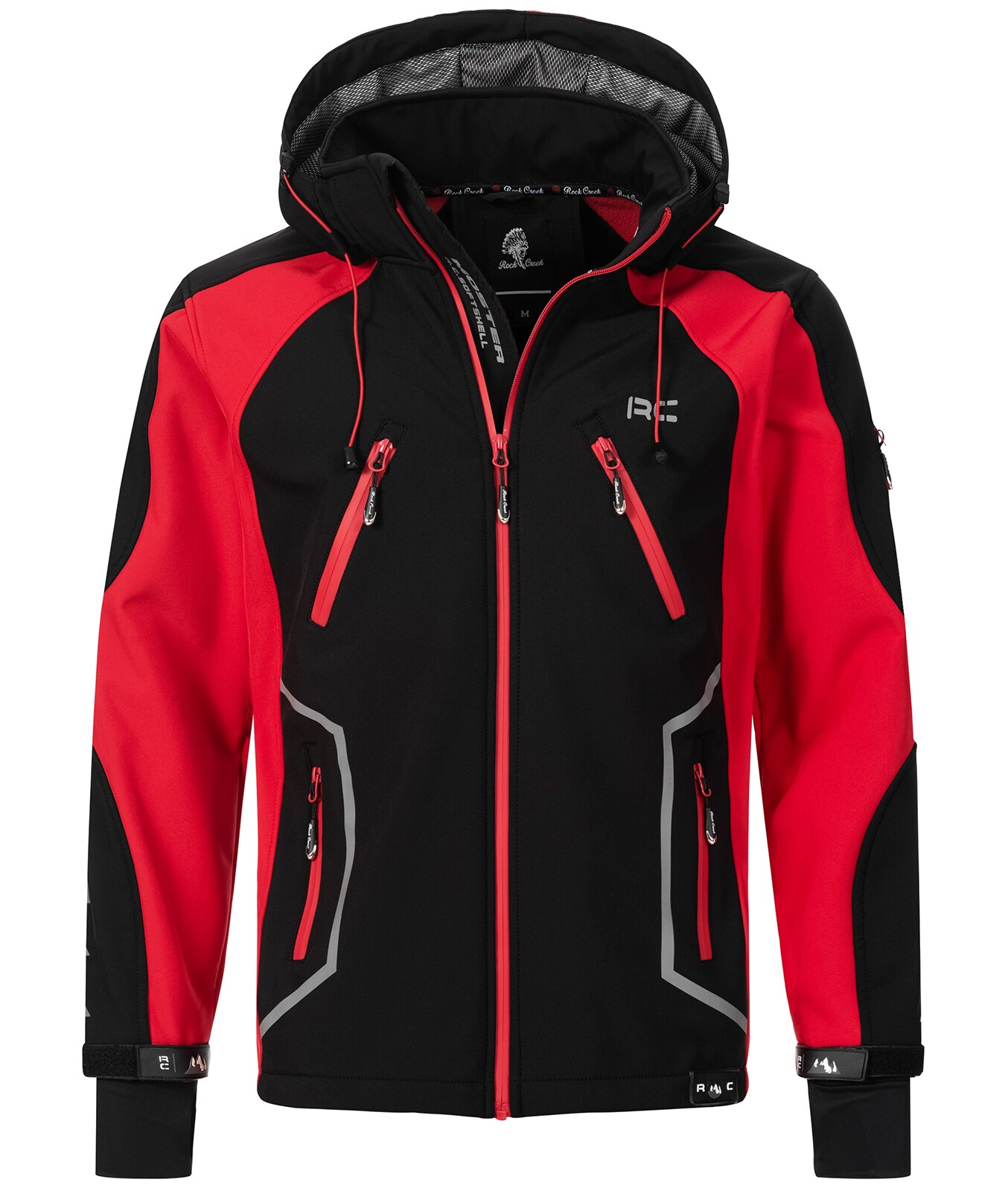 Rock Creek Jacke Softshelljacke Regular Fit