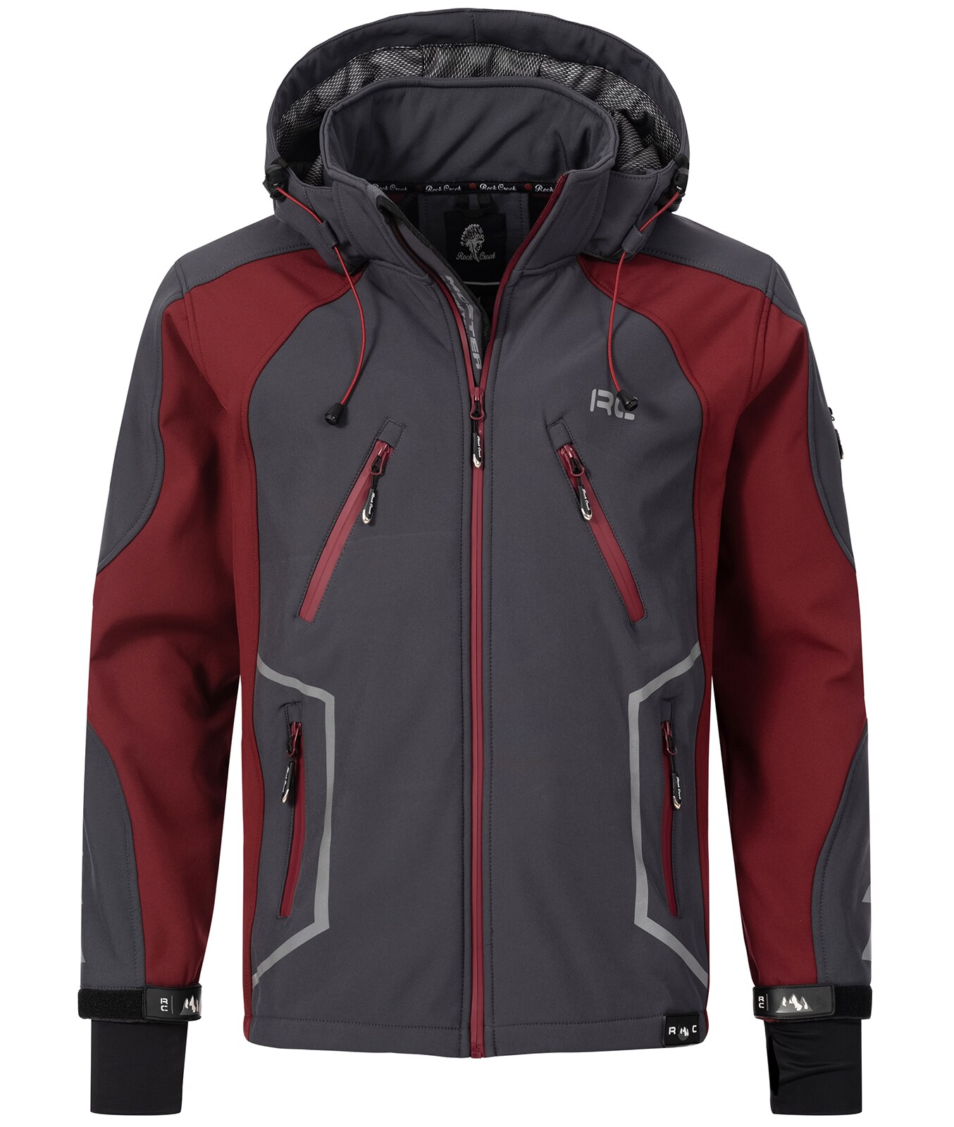 Rock Creek Jacke Softshelljacke Regular Fit