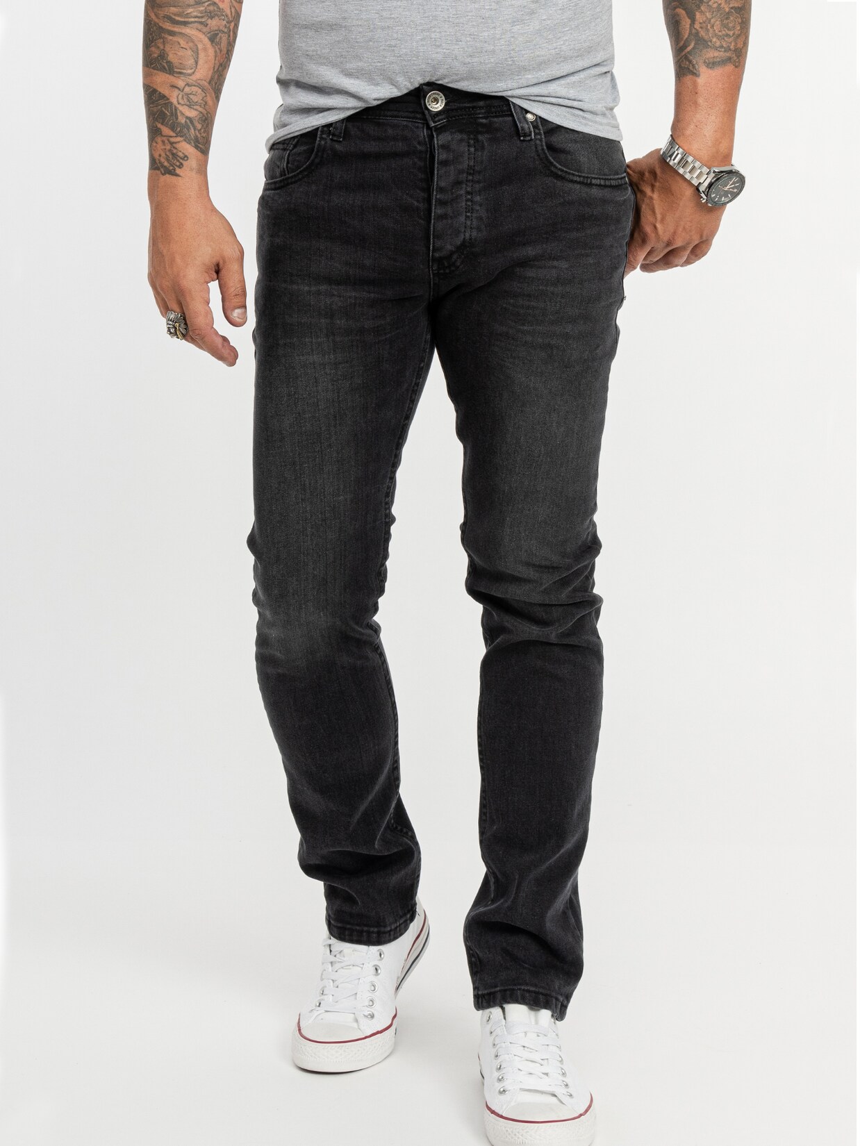 Rock Creek Jeans Straight-Cut Regular Fit