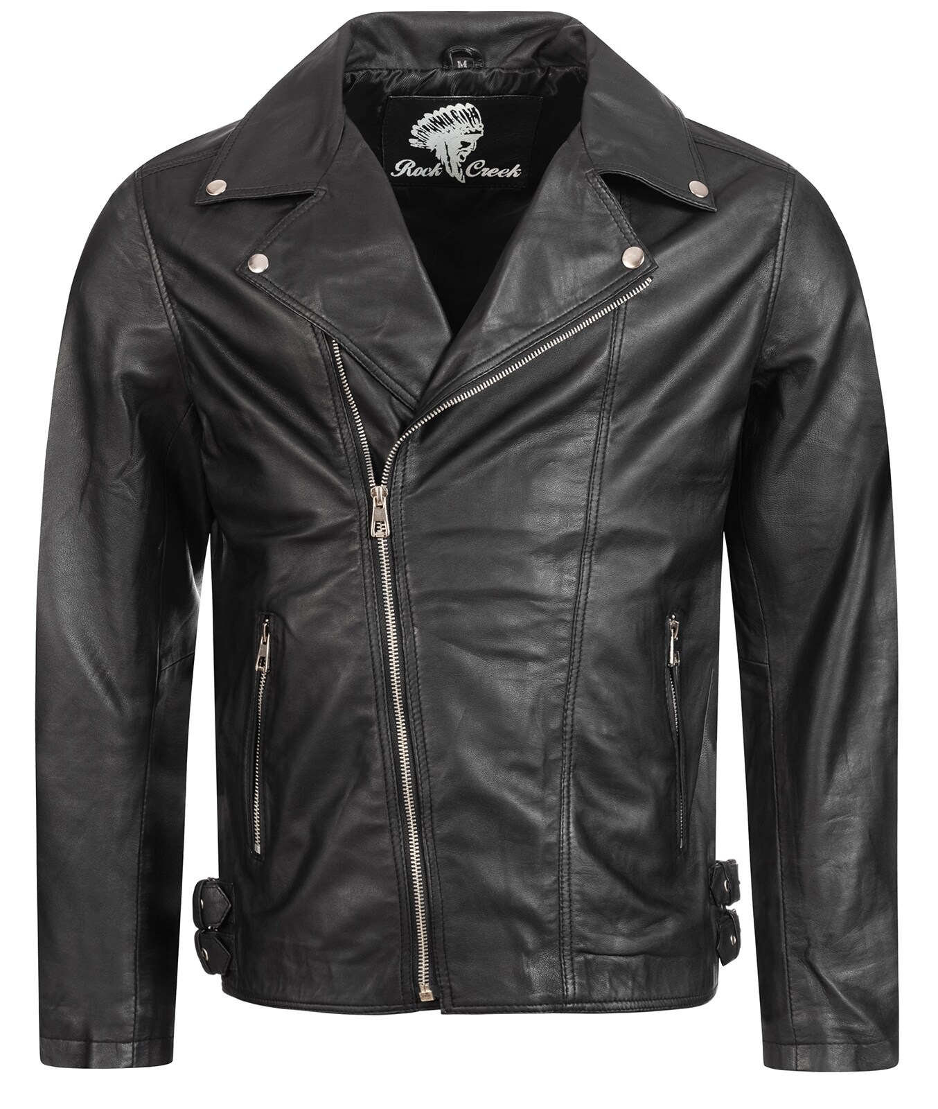 Rock Creek Lederjacke Regular Fit