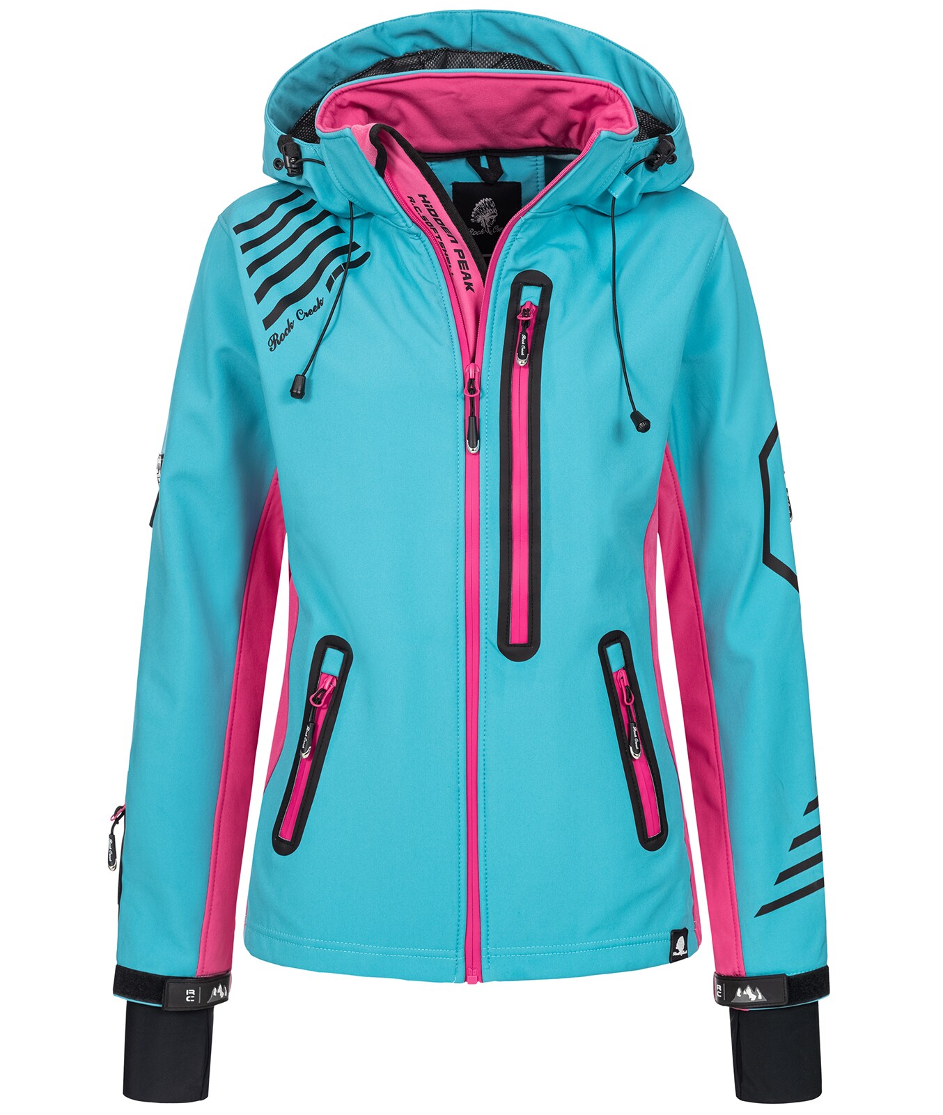 Rock Creek Jacke Softshelljacke Regular Fit