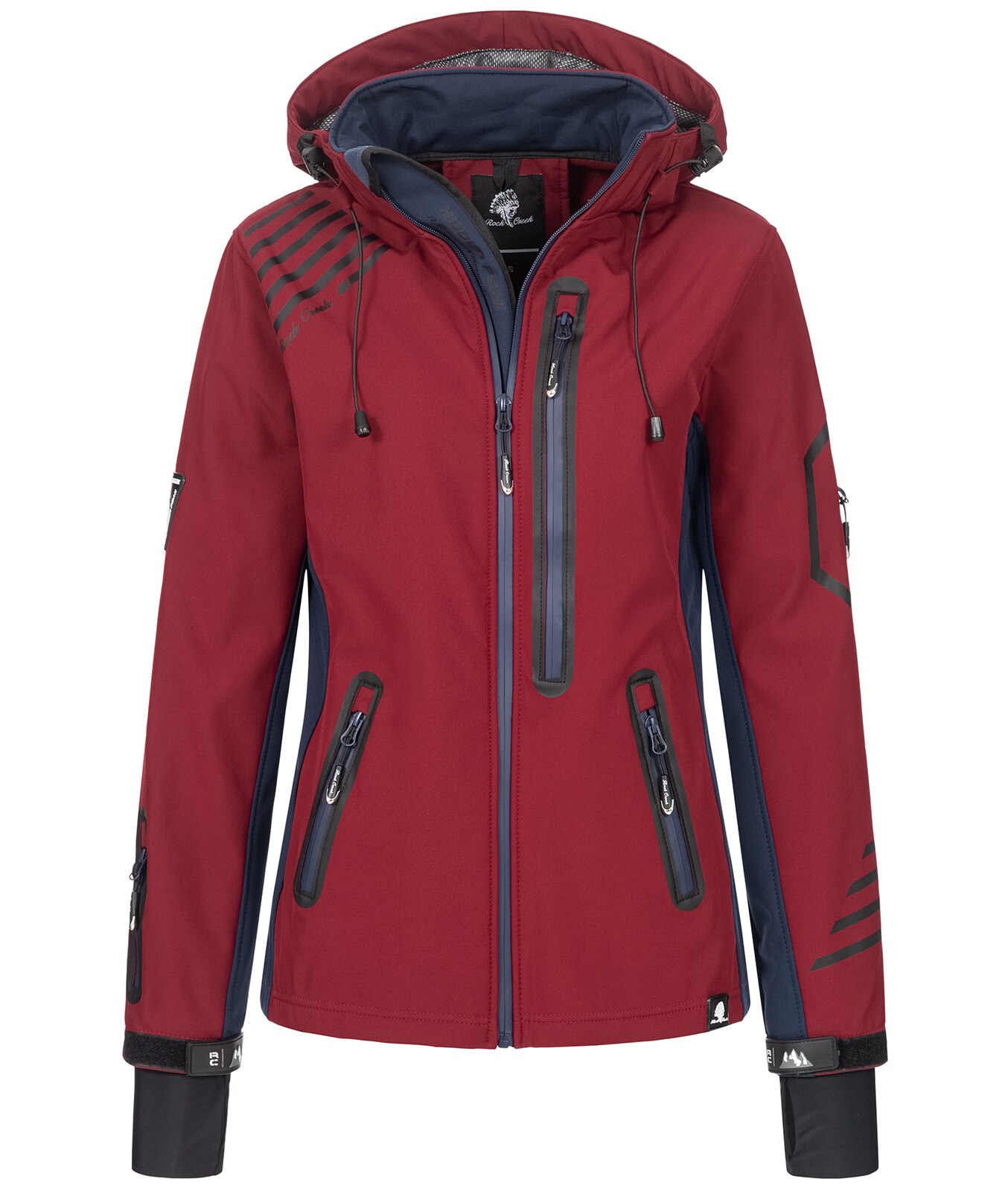 Rock Creek Jacke Softshelljacke Regular Fit