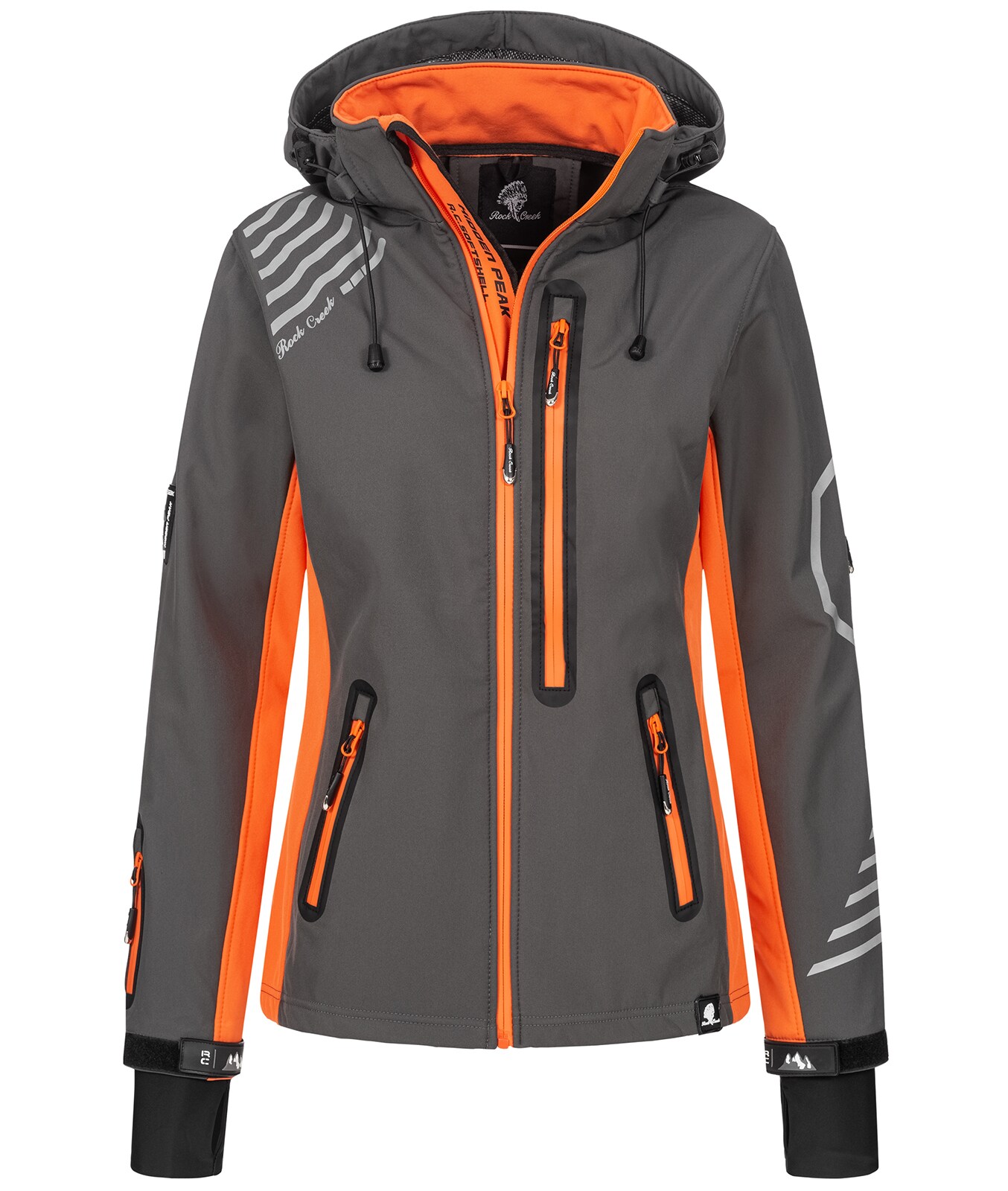 Rock Creek Jacke Softshelljacke Regular Fit