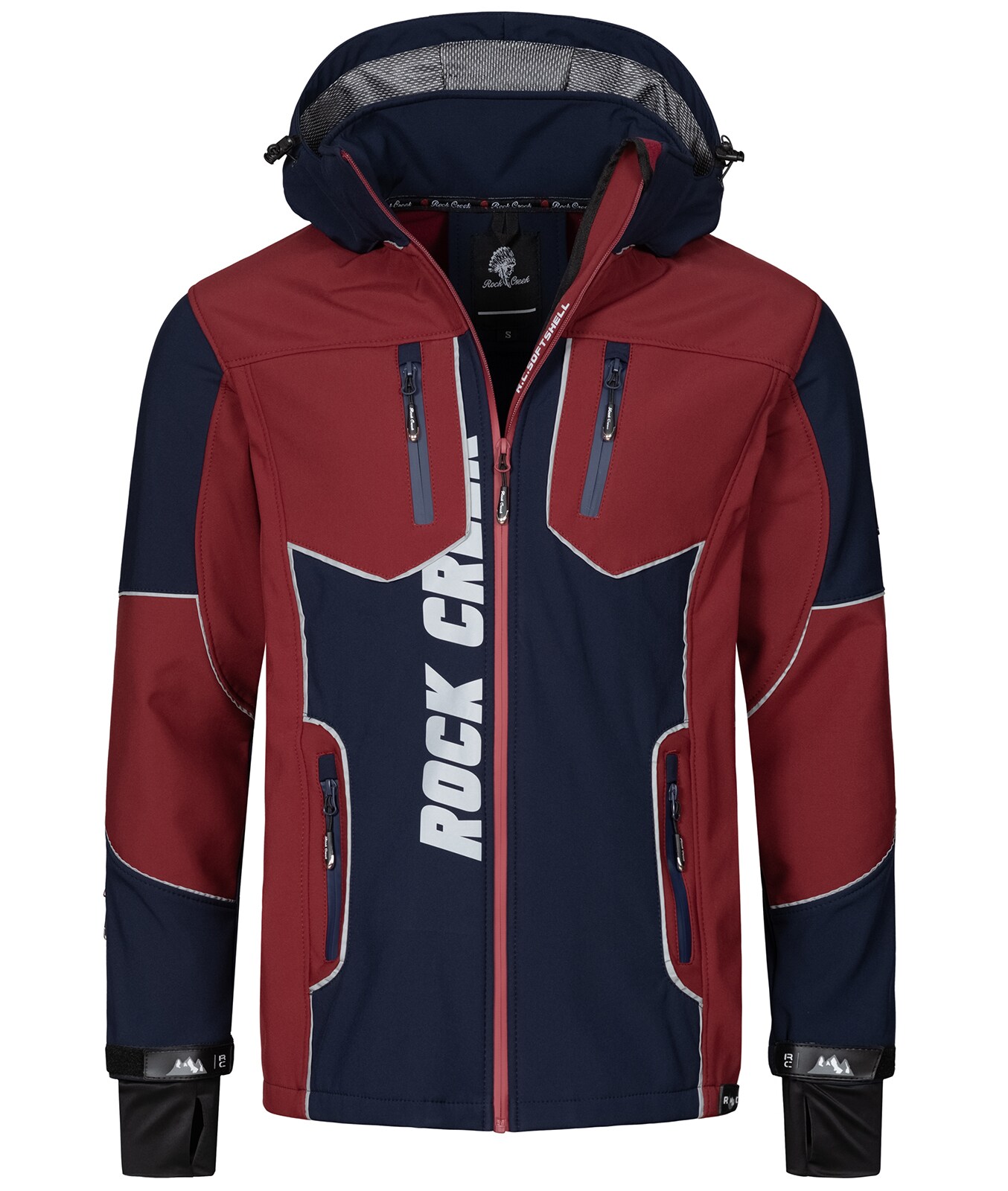 Rock Creek Jacke Softshelljacke Regular Fit