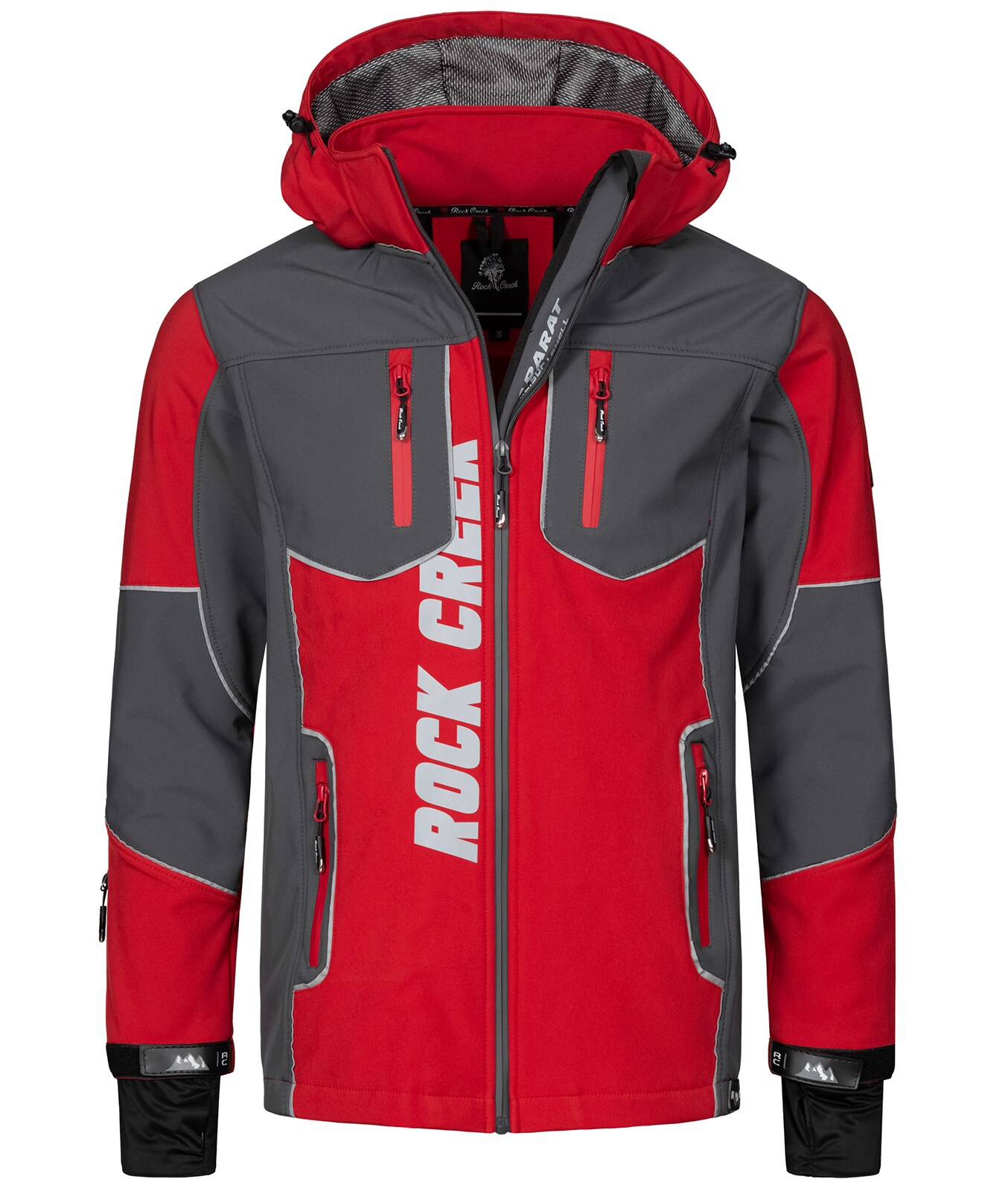 Rock Creek Jacke Softshelljacke Regular Fit