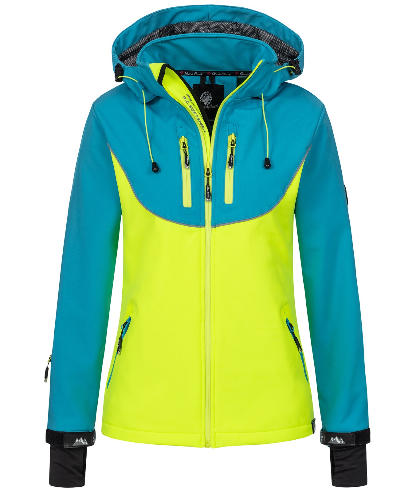 Rock Creek Jacke Softshelljacke Regular Fit