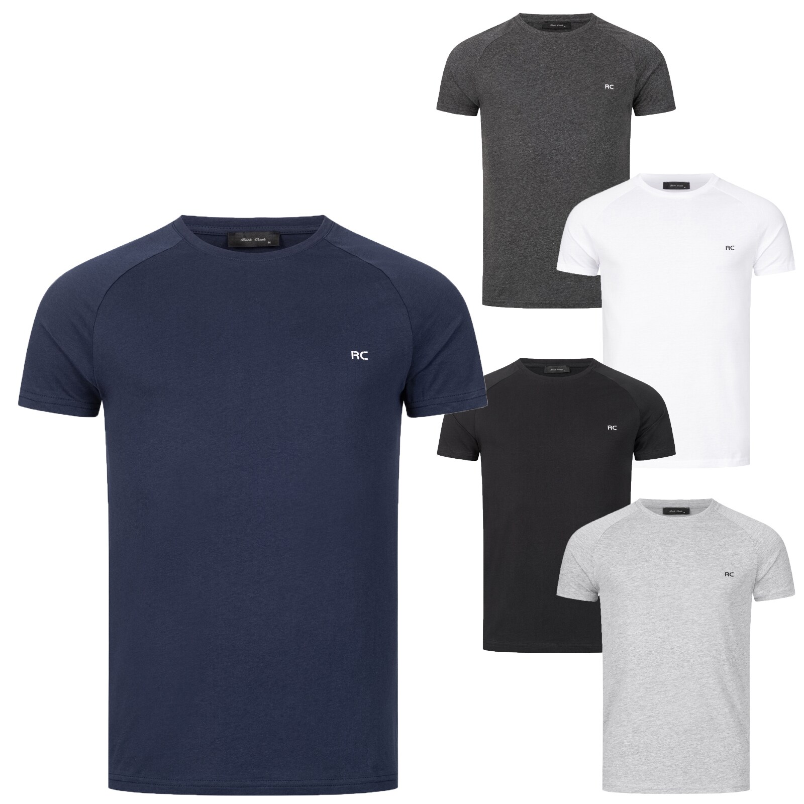 Rock Creek T-Shirt 5 PACK - T-Shirt basic Regular Fit - Bild 1