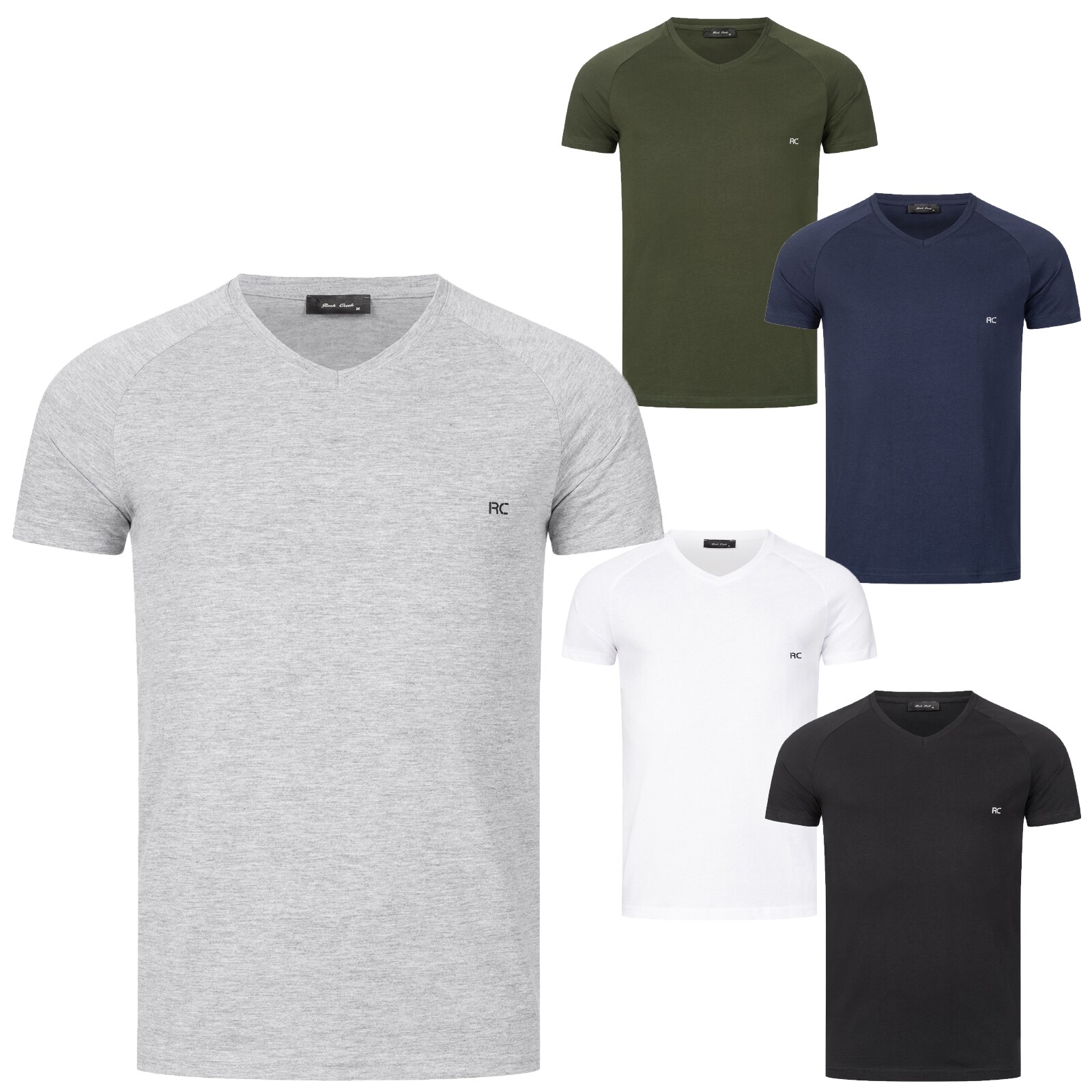 Rock Creek T-Shirt 5 PACK - T-Shirt basic Regular Fit - Bild 1