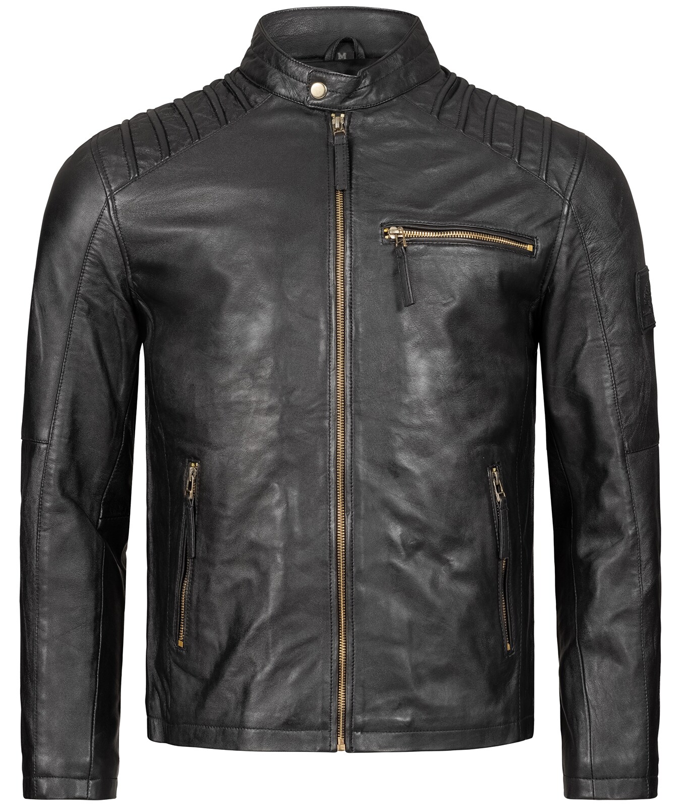 Rock Creek Lederjacke Regular Fit