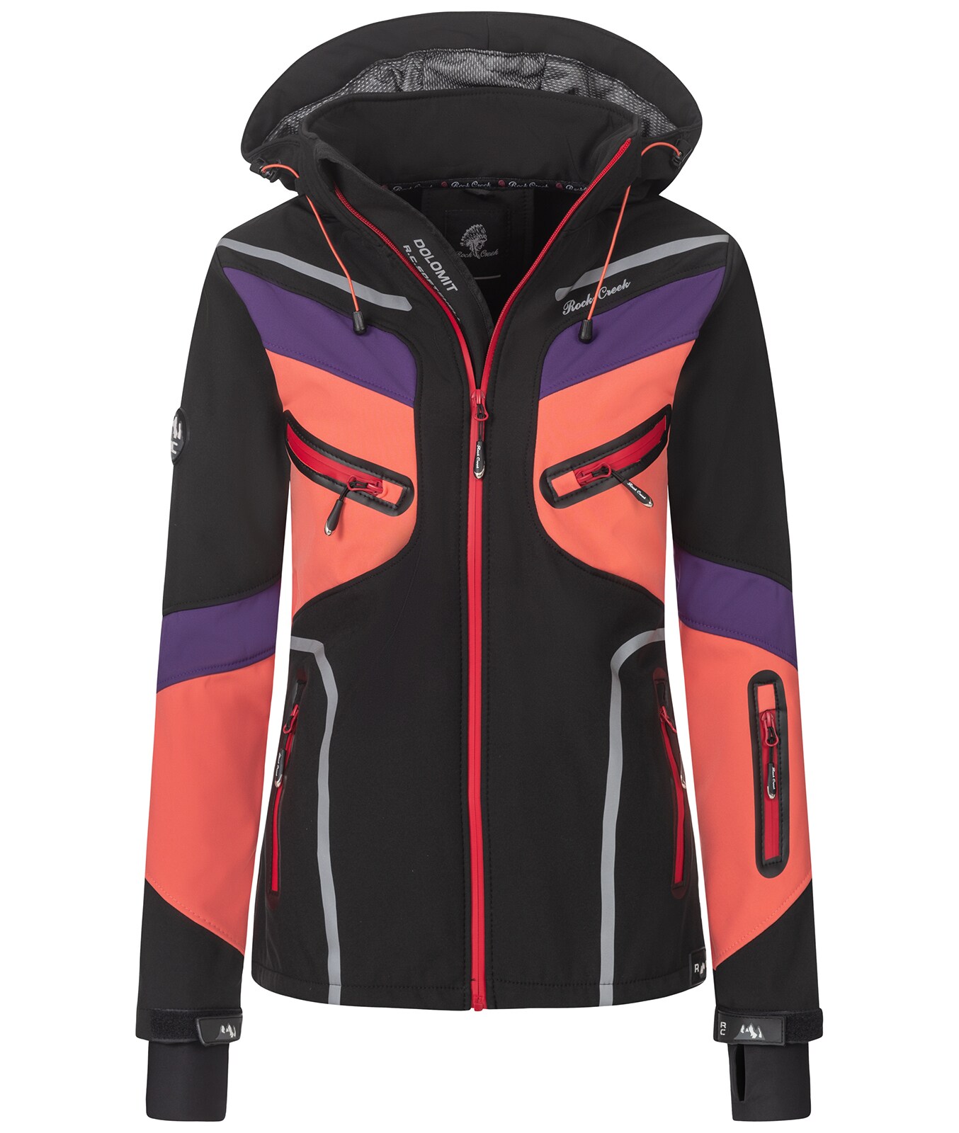 Rock Creek Softshelljacke Softshell Windbreaker