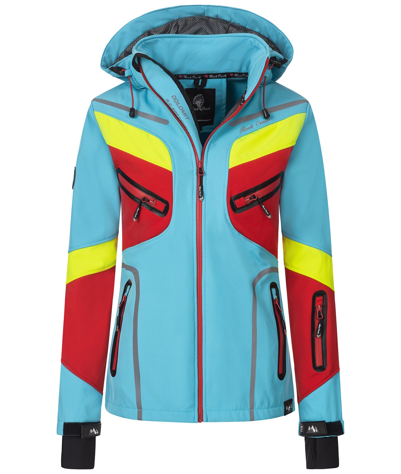Rock Creek Softshelljacke Softshell Windbreaker