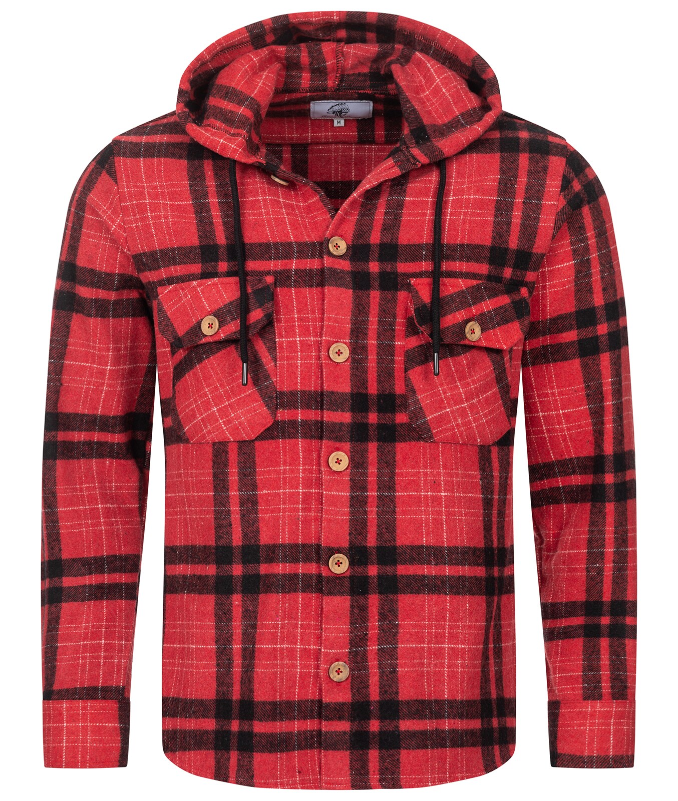Rock Creek Hemd Kariertes Hemd mit Kapuze