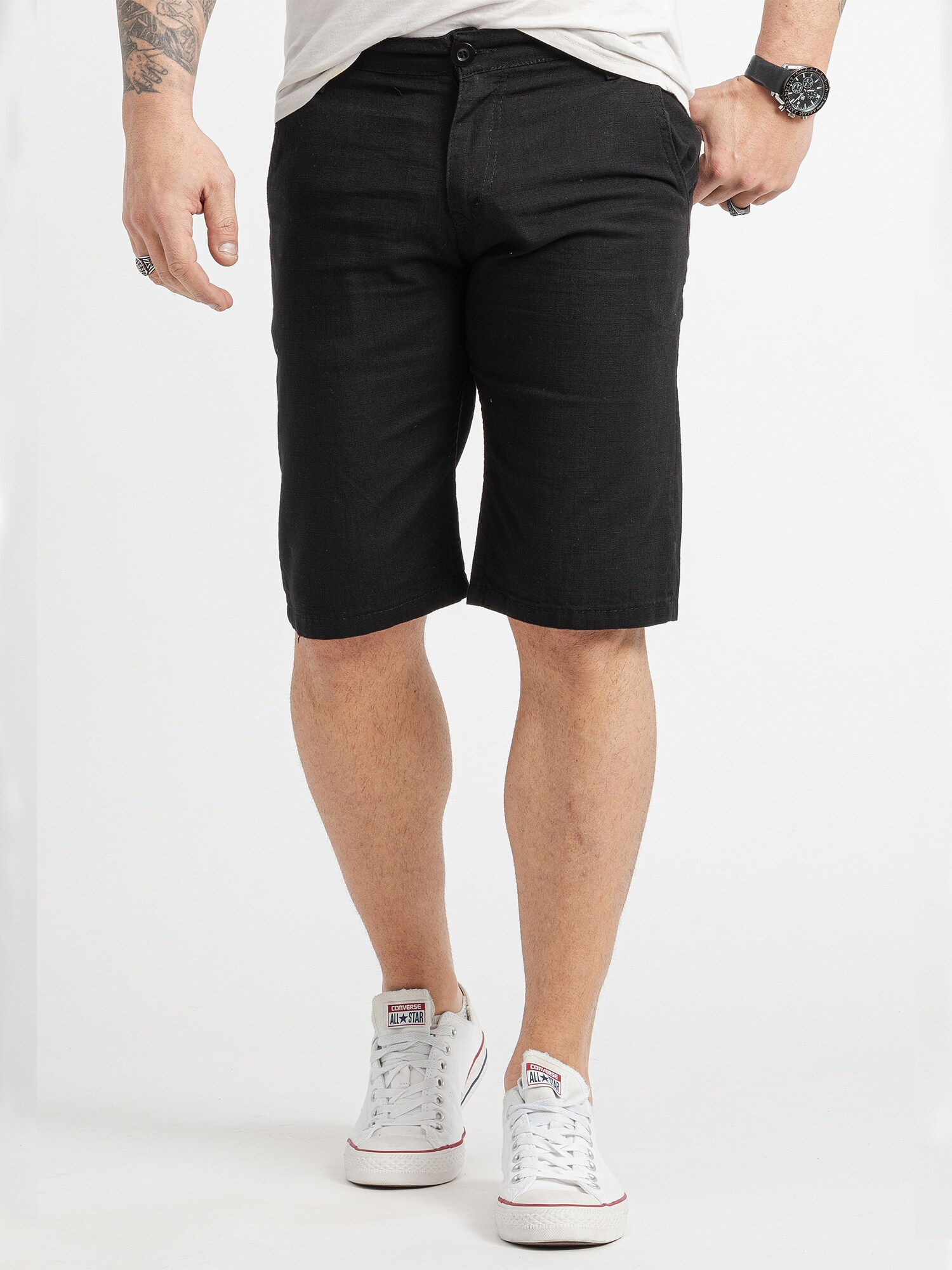 Rock Creek Shorts Leinen-Optik Shorts - Bild 1