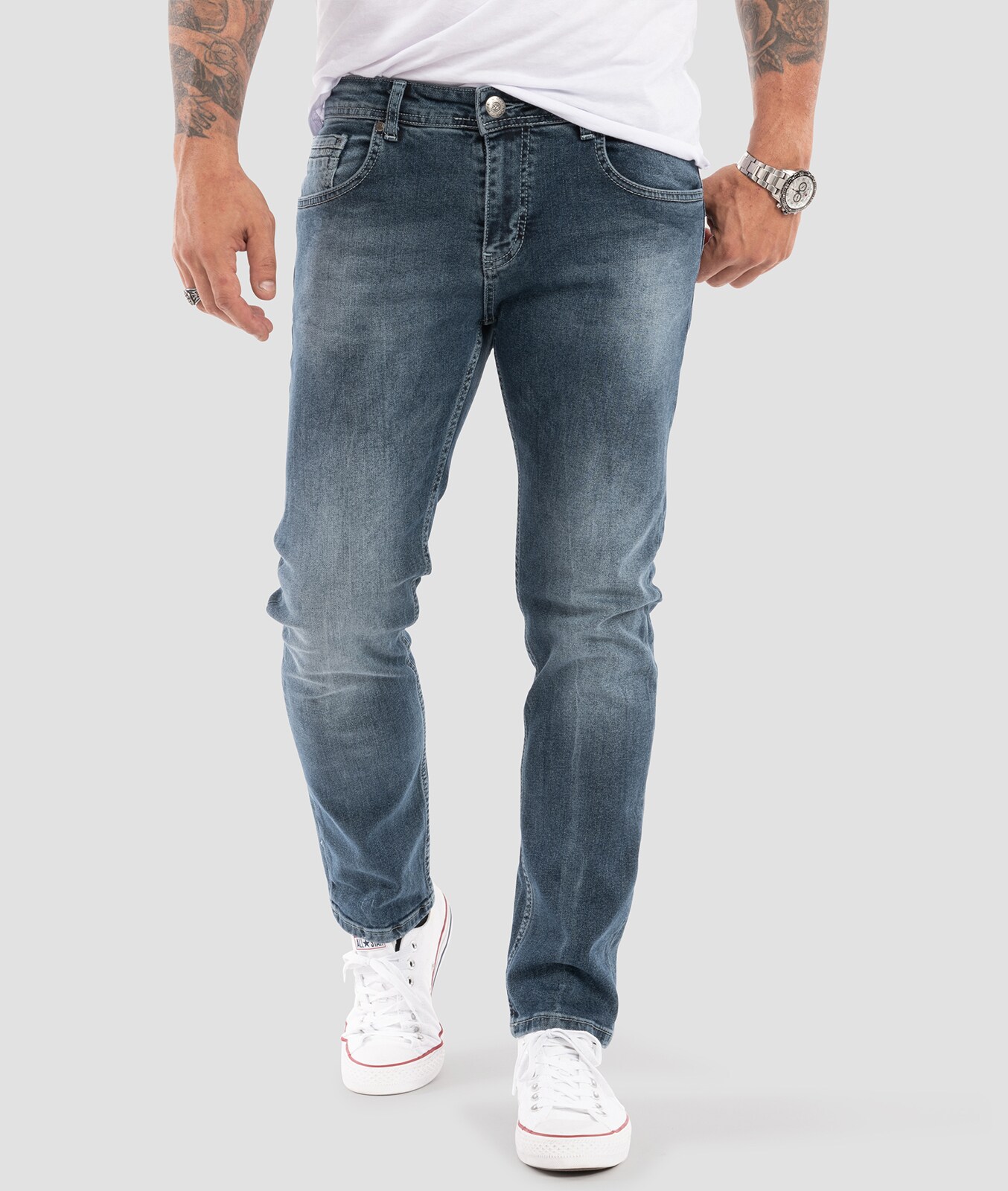 Indumentum Jeans Slim Fit Blau - Bild 1