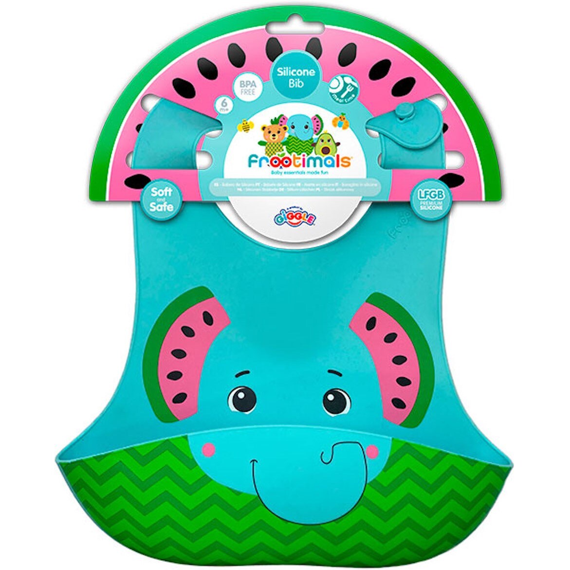 Baby Silikon Laken L&auml;tzchen Elefant - Bild 1