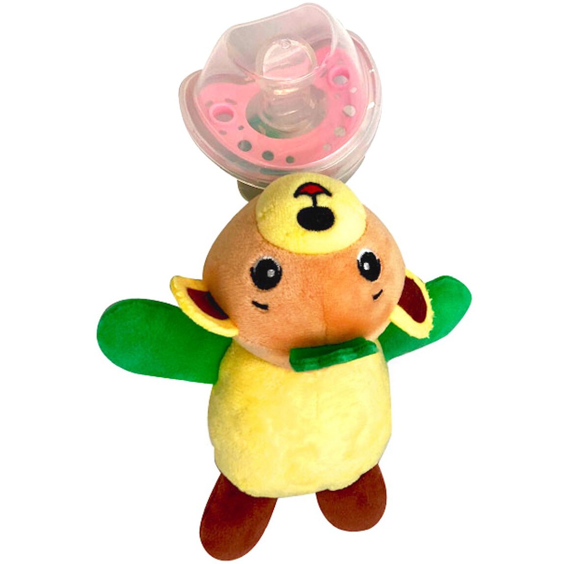 Baby Schuller mit einem Pl&uuml;schspielzeug B&auml;r - Bild 1