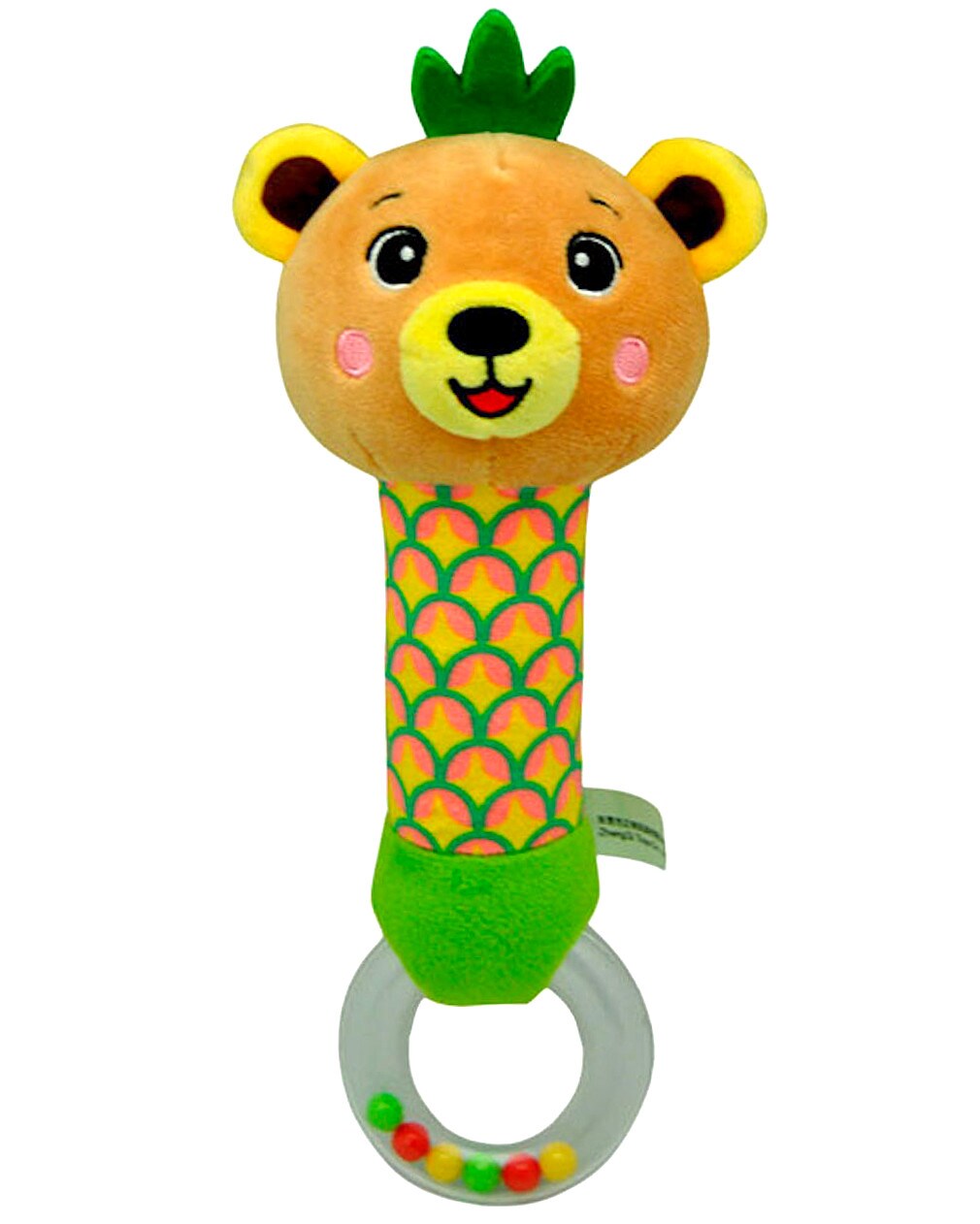 Babyrassel Pl&uuml;schspielzeug B&auml;r - Bild 1