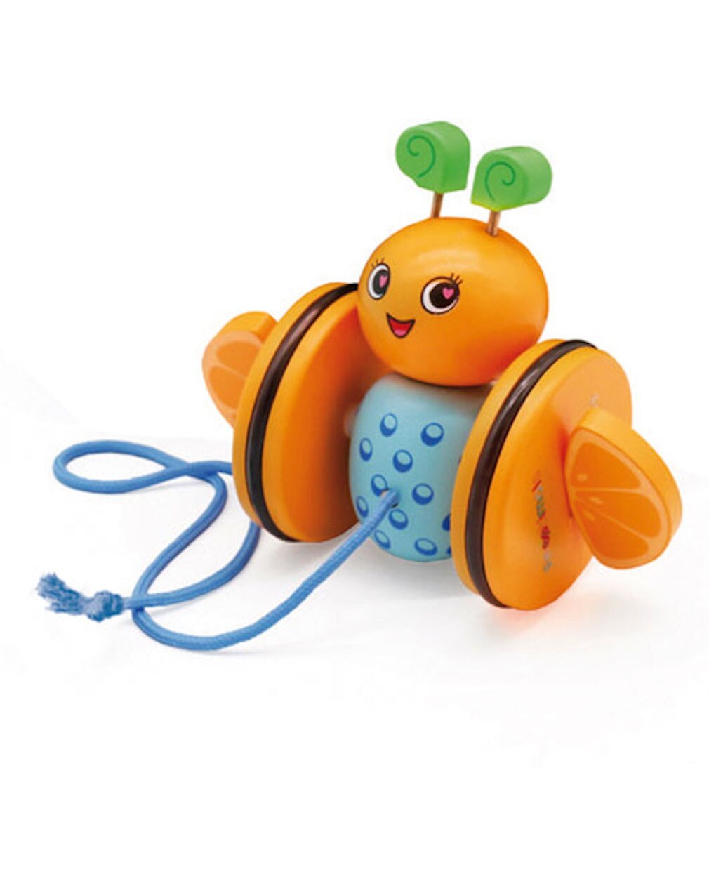 Baby Ziehspielzeug aus Holz Schmetterling - Bild 1