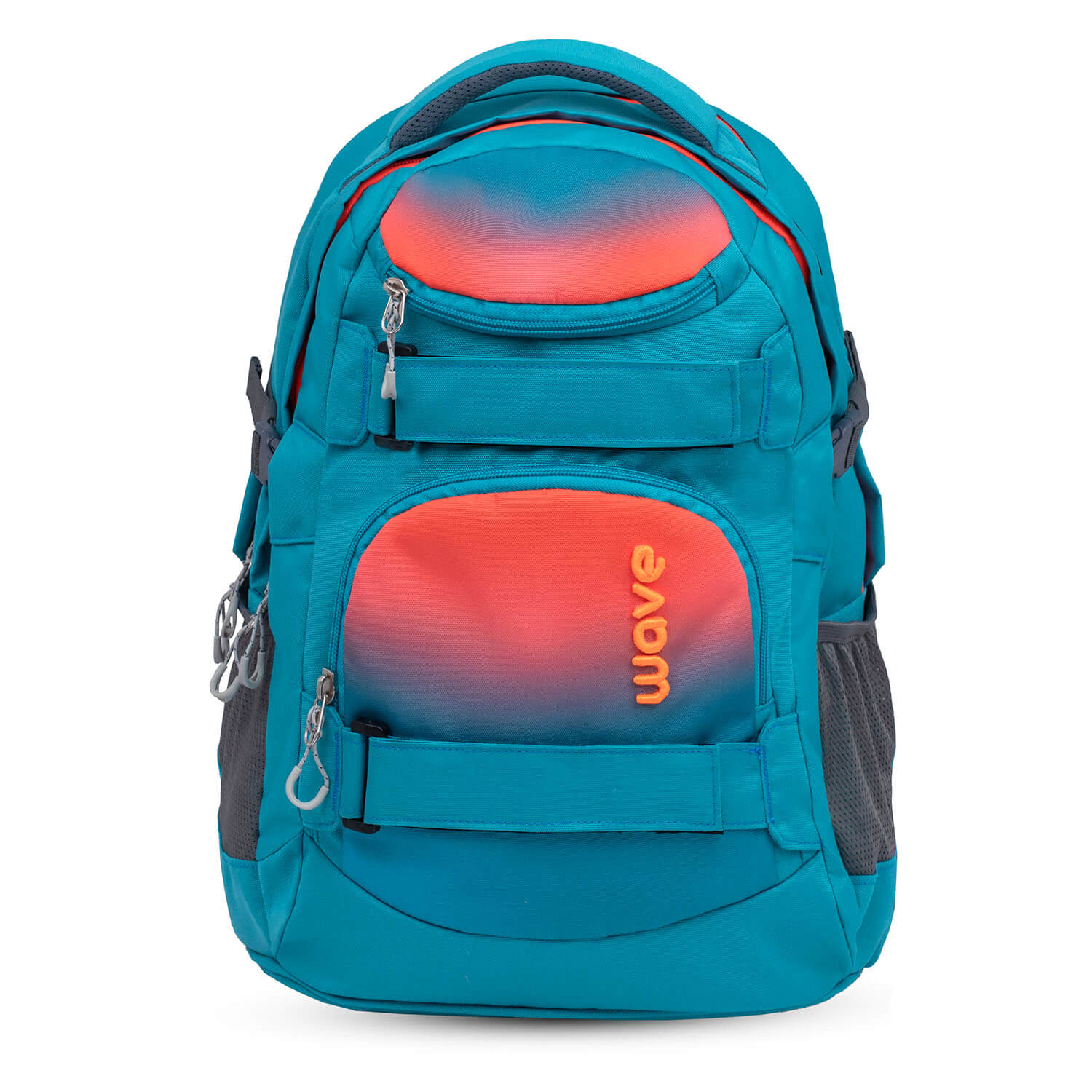 Rucksack Infinity Schulrucksack "Ombre Neon Orange and Bluebird" - Bild 1